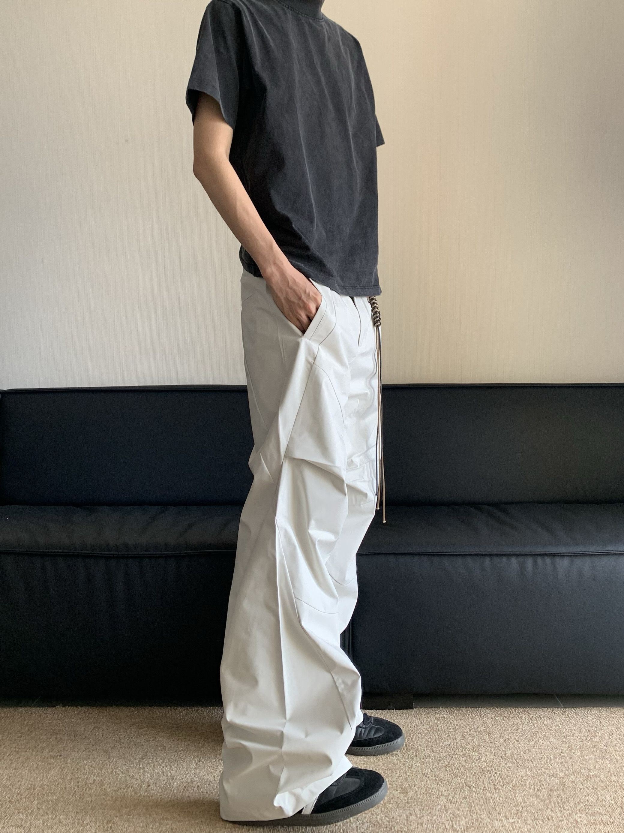 Designer × Japanese Brand Deconstructing Niche High Street Wide Leg Size US 30 / EU 46 - 4 Thumbnail