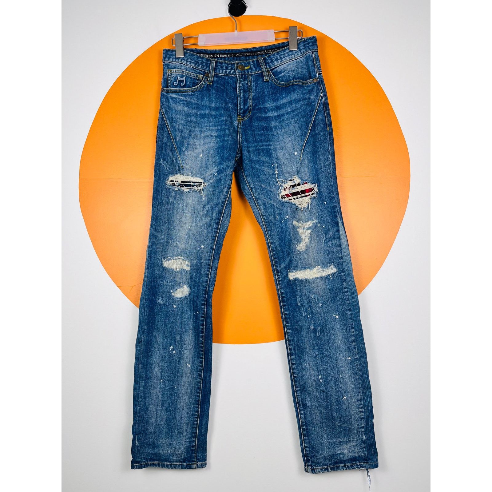 Number (N)ine Number Nine Loveless Guild Prime Distressed Denim