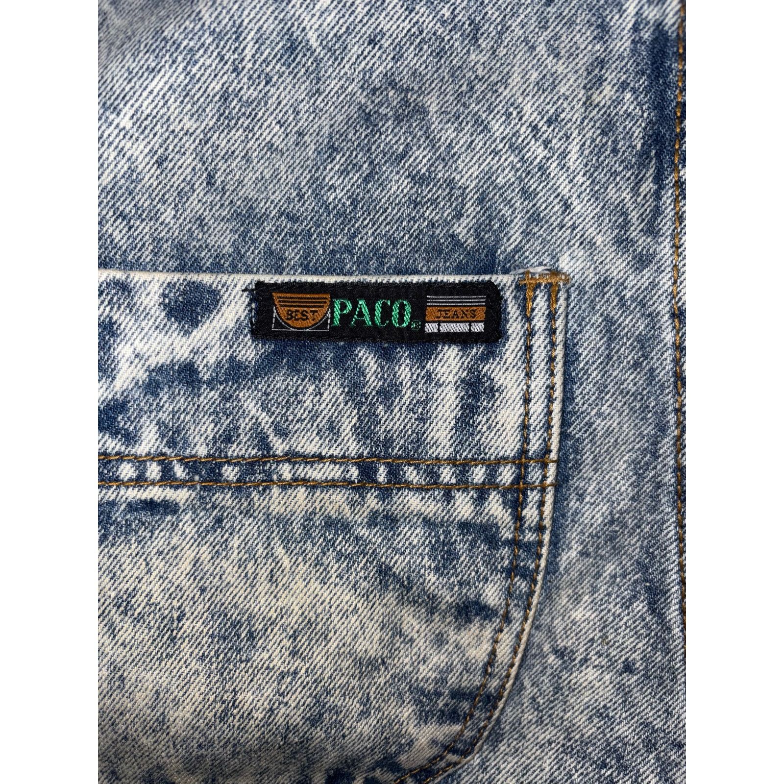 Other Vintage paco jeans overalls acid wash 90s denim. Inseam 32 Size US 32 / EU 48 - 8 Thumbnail