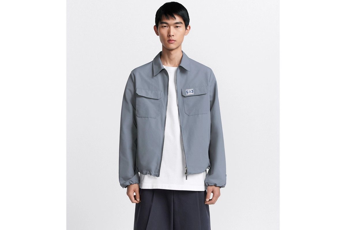 Dior o1bcso1str0226 Zipped Overshirt in Grey Size US XL / EU 56 / 4 - 4 Thumbnail