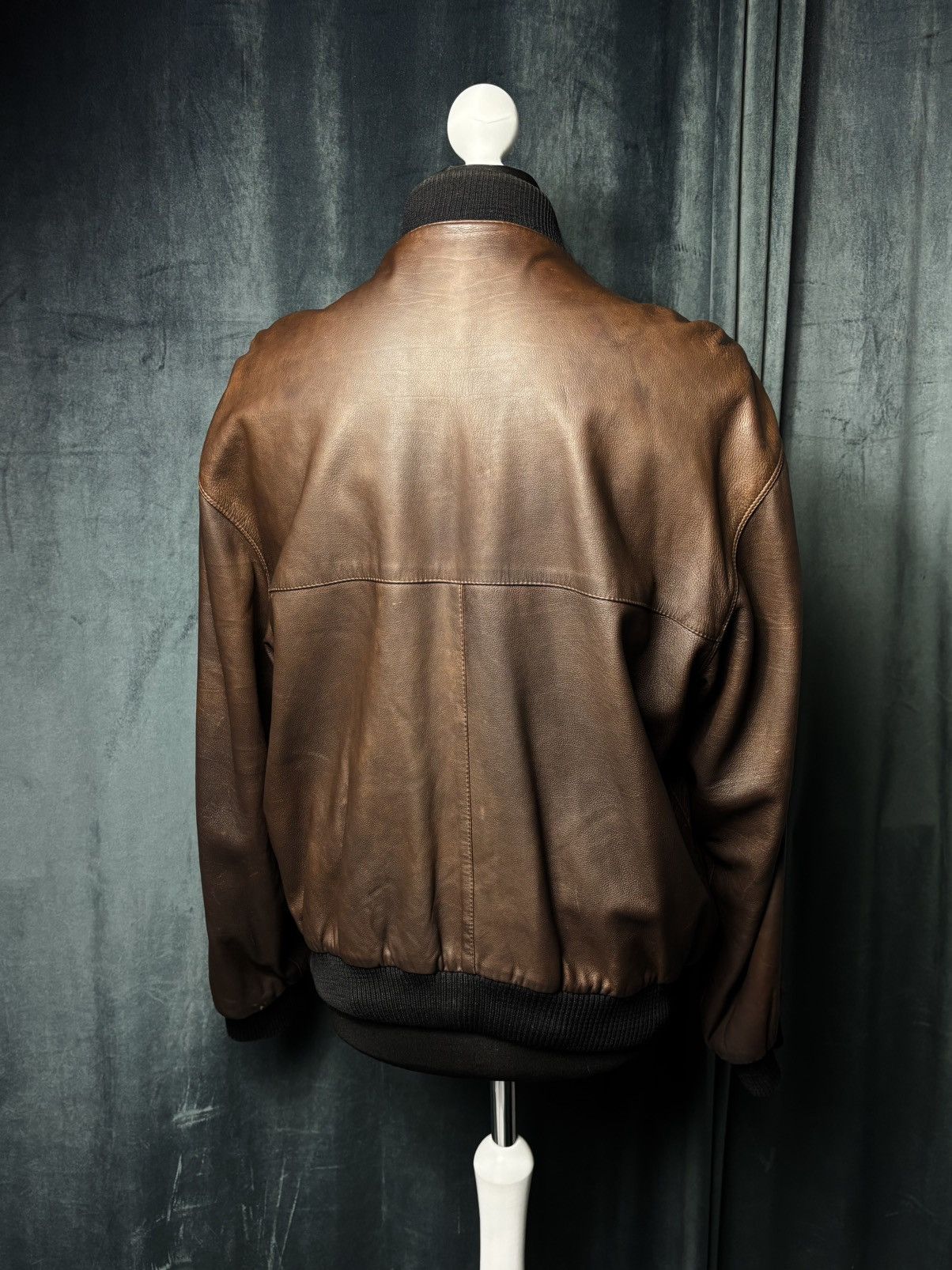 Yohji Yamamoto Balenciaga Yohji Yamamoto Saint Lauren Styled Leather Jacket Size US L / EU 52-54 / 3 - 3 Thumbnail