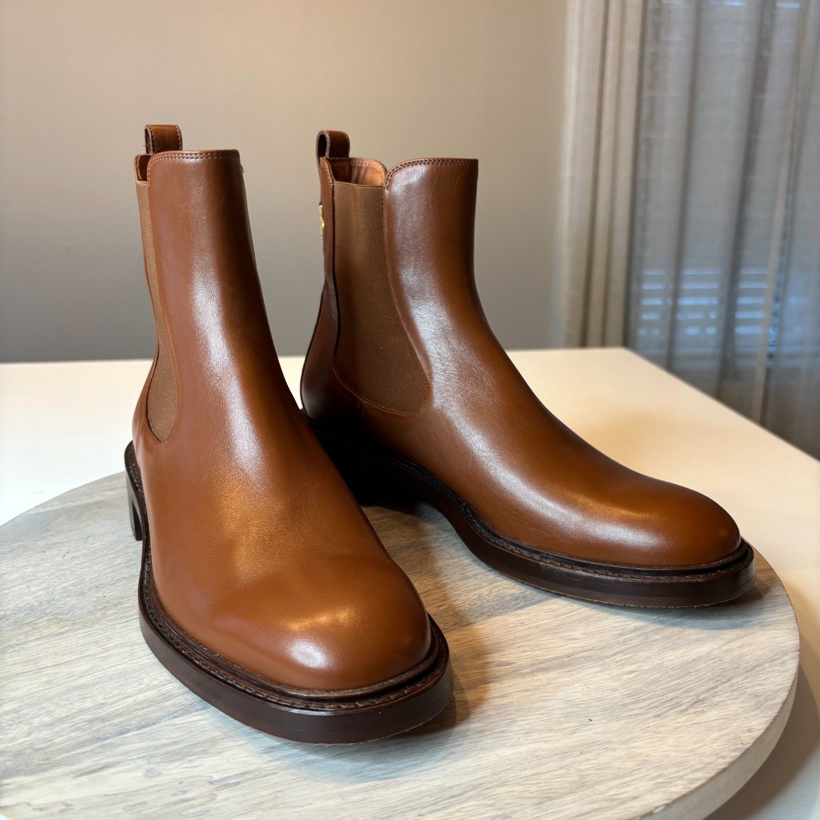 Chloe Chloe Marcie Brown Leather Chelsea Ankle Boots US Size 10 Size US 10 / IT 40 - 1 Thumbnail