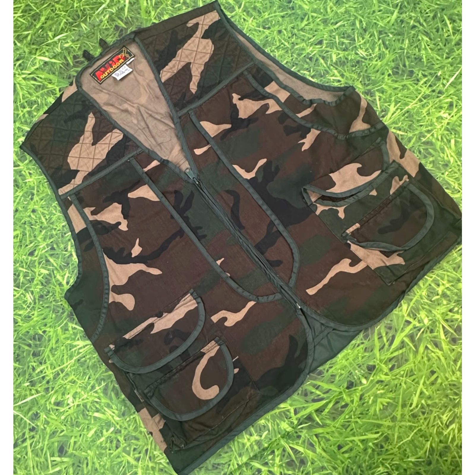 Vintage Avid Outdoor Vest Mens 2XL (50-52) Bird Shooter Hunting Quail Duck Dove Size US XXL / EU 58 / 5 - 2 Thumbnail