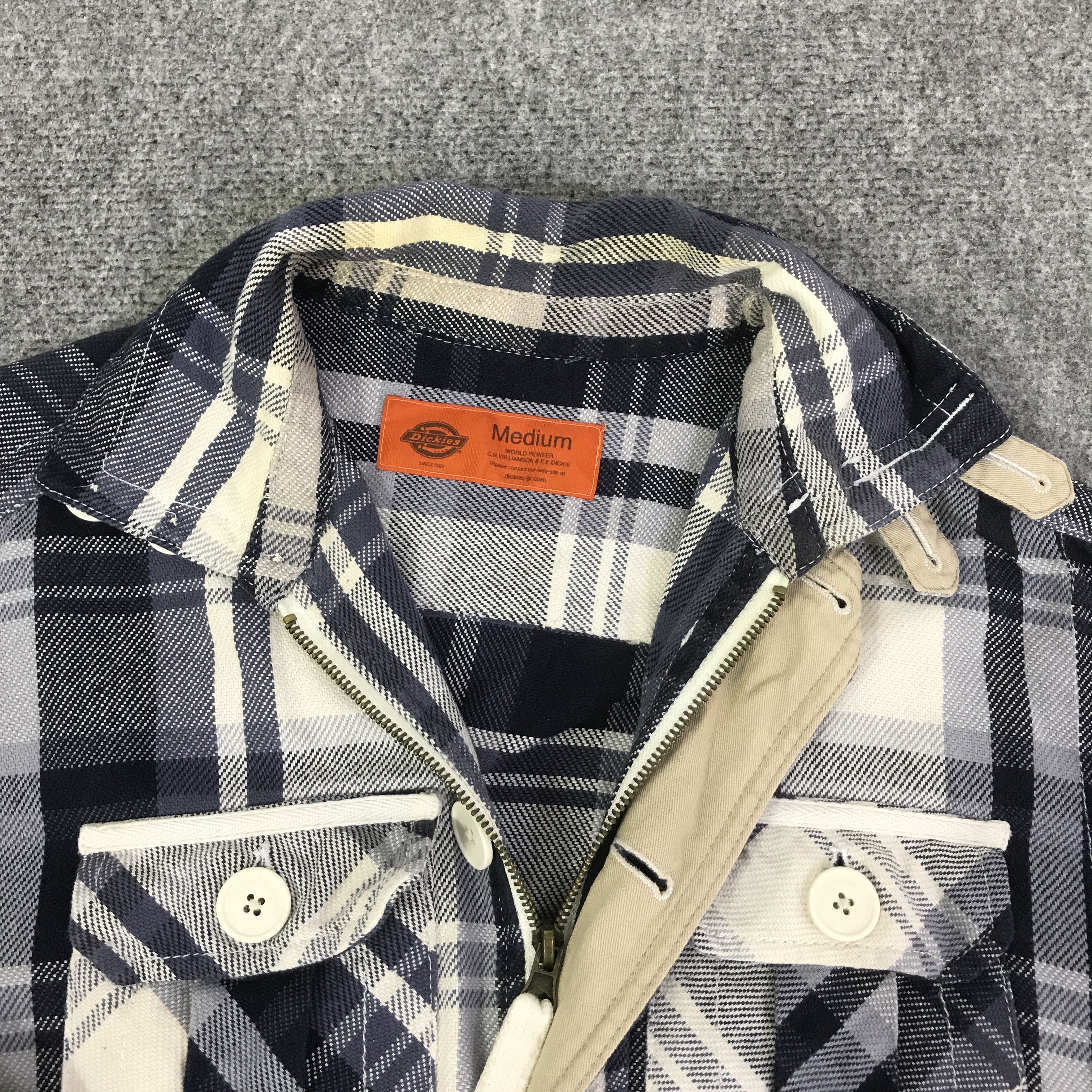 Dickies dickies tartan design zip jacket K115B3 Size US M / EU 48-50 / 2 - 7 Thumbnail