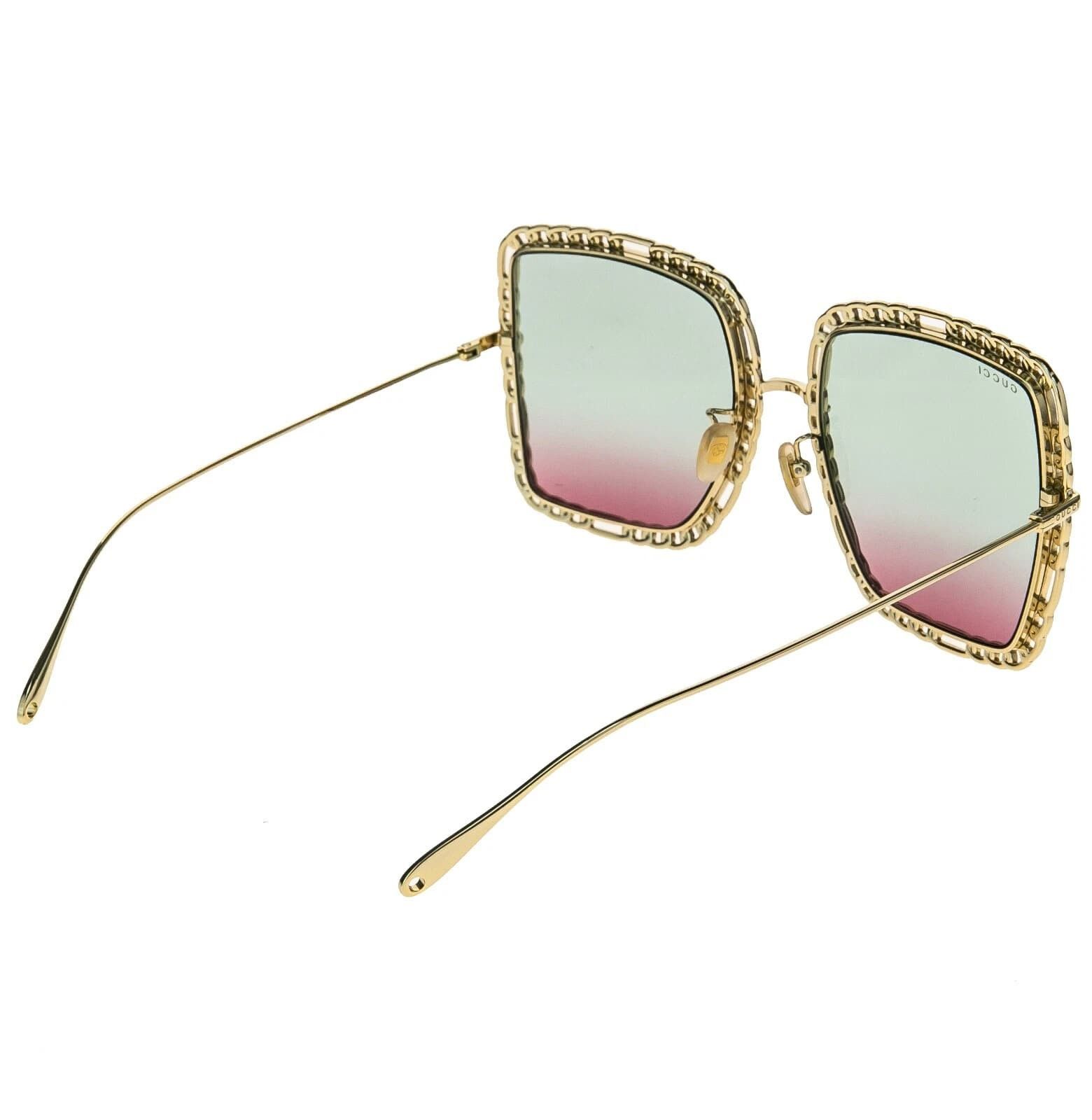Gucci GUCCI GG1033S 1033 Gold Pink Detachable Necklace Pendant Size ONE SIZE - 9 Thumbnail