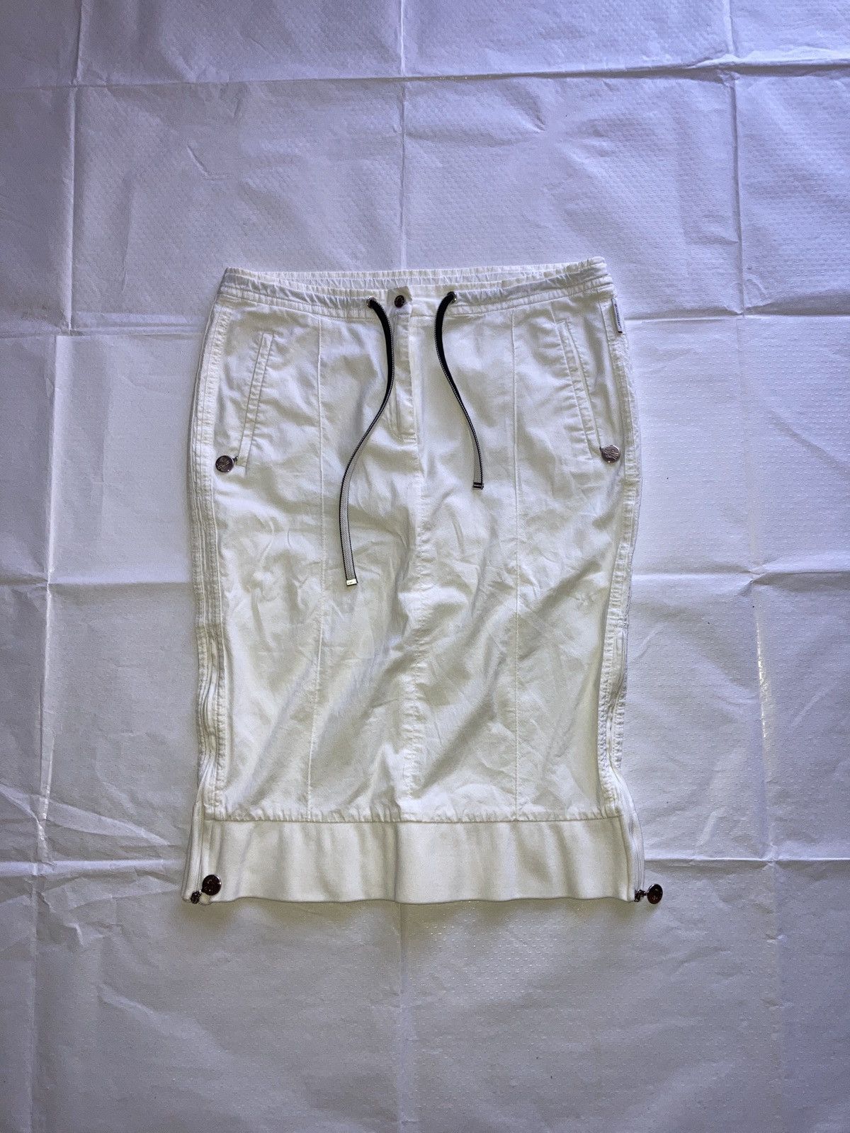 Moncler Moncler white MIDI skirt Size 28" / US 6 / IT 42 - 2 Thumbnail