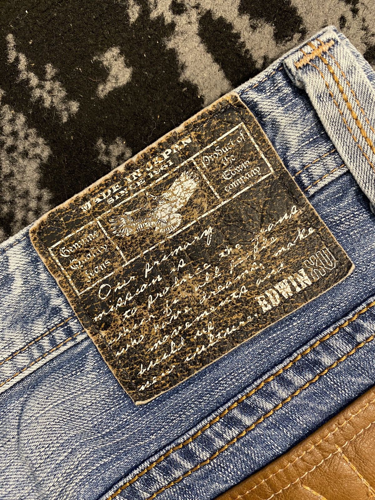 Edwin Edwin XV Flare Japan Washed Denim Vintage Size US 30 / EU 46 - 10 Thumbnail