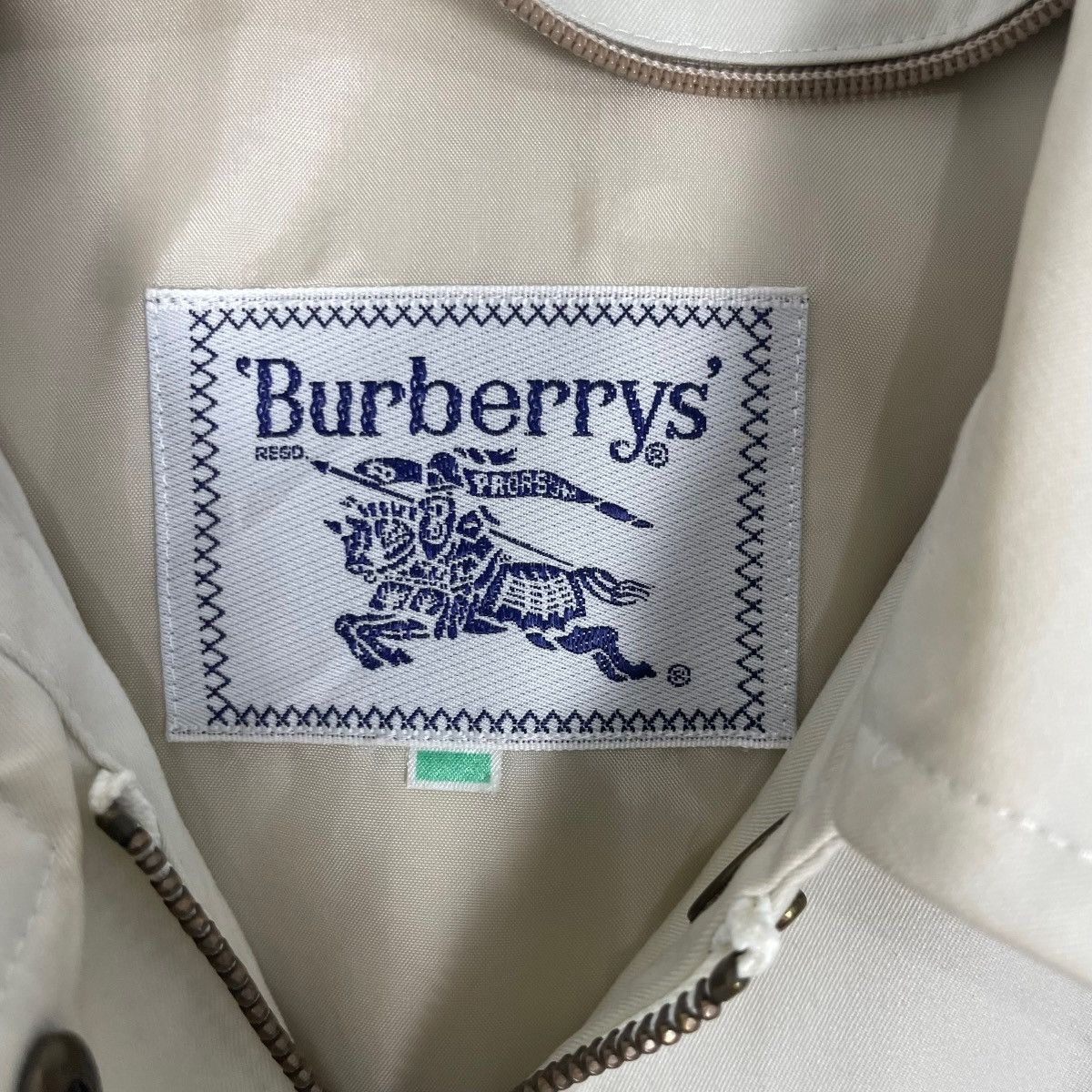 Burberry Vintage 90s Burberrys Trench Coat Hoodie Button Up Jacket Size US L / EU 52-54 / 3 - 10 Thumbnail