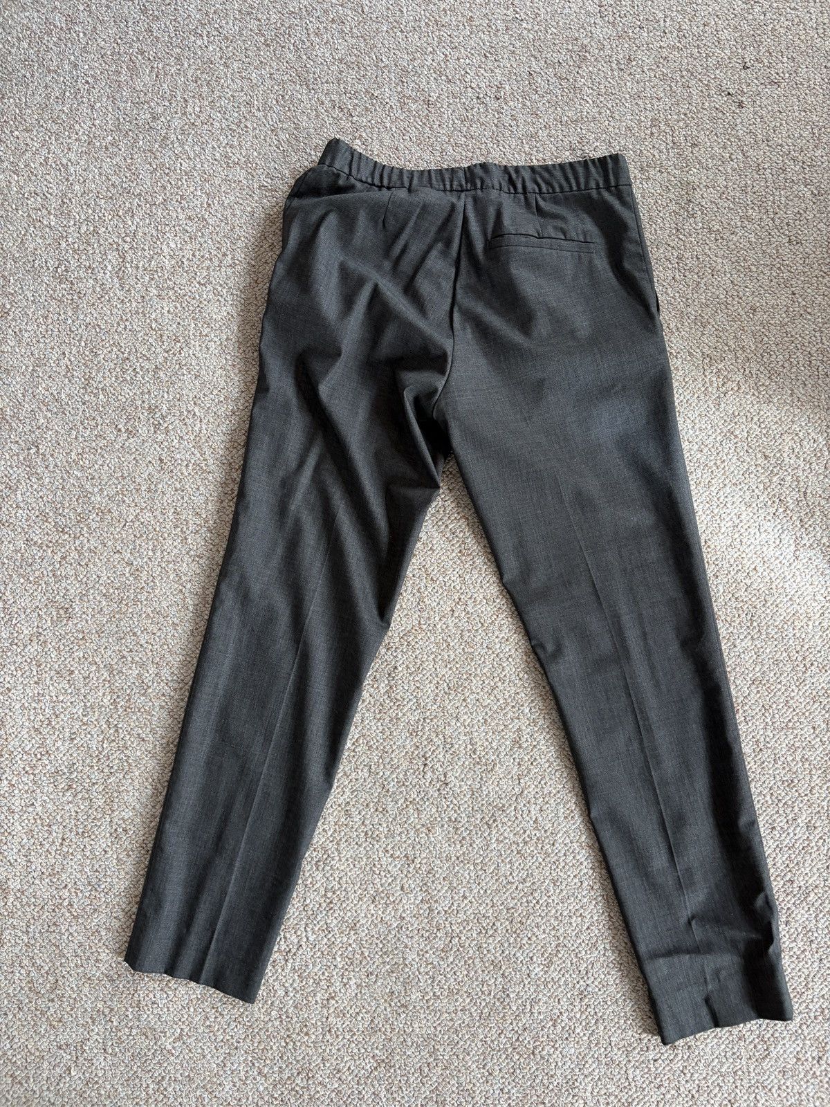 Cos Gray COS elastic waist wool pants Size US 30 / EU 46 - 1 Thumbnail