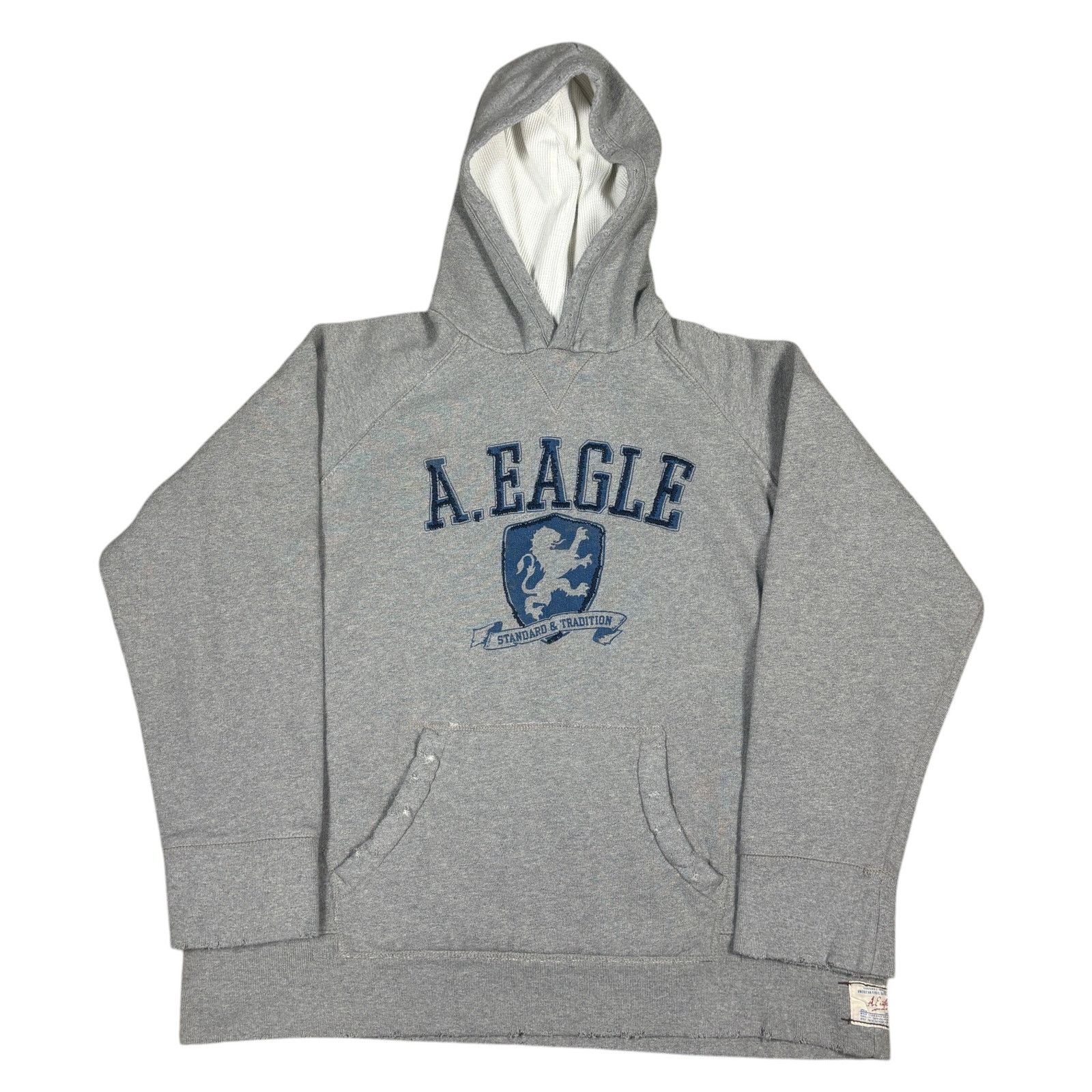 American Eagle Outfitters vintage y2k 2000s American Eagle thermal lined hoodie Large Size US L / EU 52-54 / 3 - 1 Thumbnail