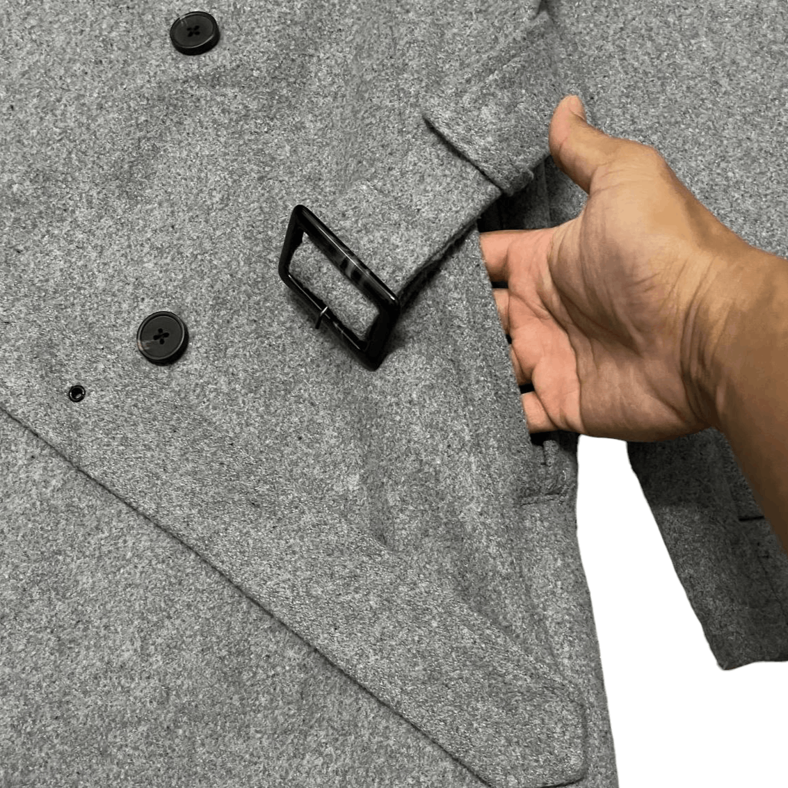 semanticdesign Vintage Semantic Design Long Coat Double Breasted Size US M / EU 48-50 / 2 - 7 Thumbnail