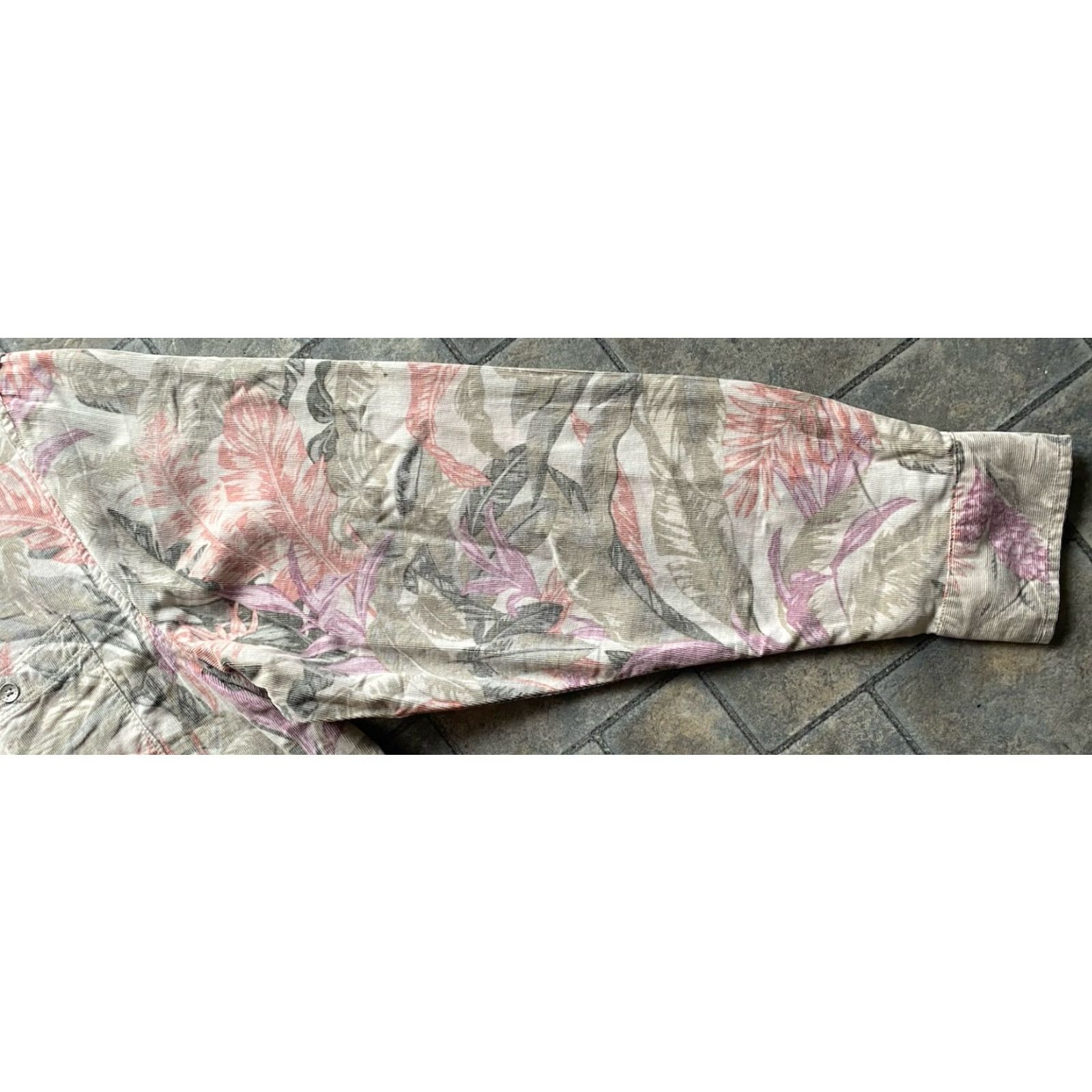 Tommy Bahama Tommy Bahama MENS XL Corduroy Button Up Shirt Coastline Cord Floral Pink NEW NWT Size US XL / EU 56 / 4 - 6 Thumbnail
