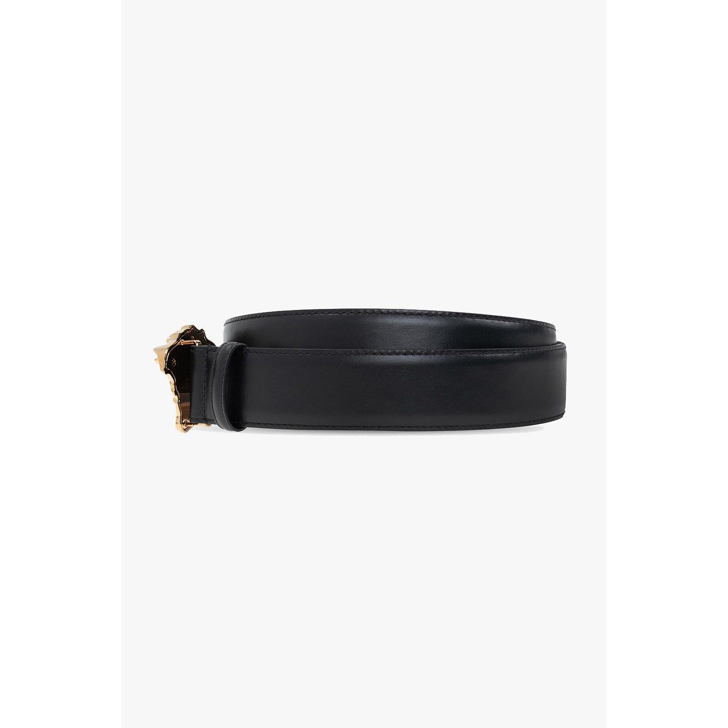Versace VERSACE Black Leather Belt New & Authentic (Men's size:80;) Size ONE SIZE - 2 Thumbnail