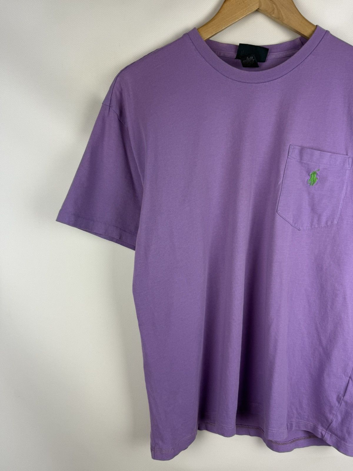 Polo Ralph Lauren × Vintage Polo By Ralph Lauren Vintage Men’s Chest Logo Pocket T Shirt Size US M / EU 48-50 / 2 - 2 Thumbnail