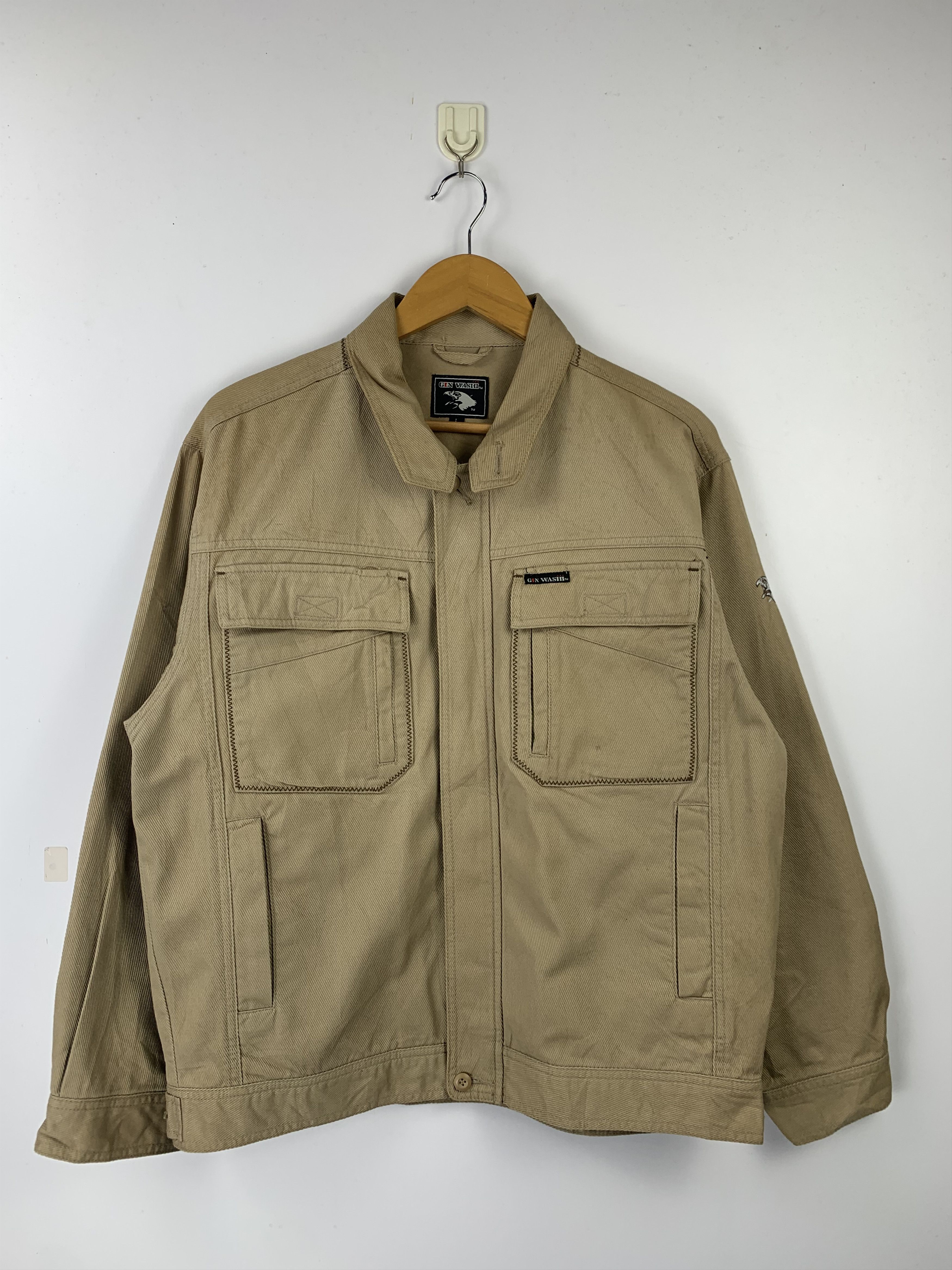 Japanese Brand Vintage Japanese Brand Workers Jacket J1567 Size US L / EU 52-54 / 3 - 1 Thumbnail
