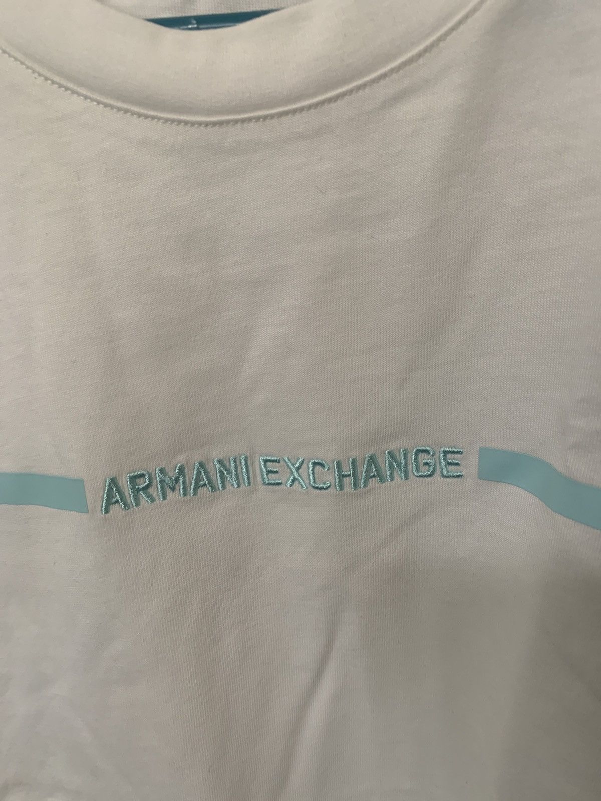 Armani Exchange Armani Exchange white tee Size US L / EU 52-54 / 3 - 3 Thumbnail