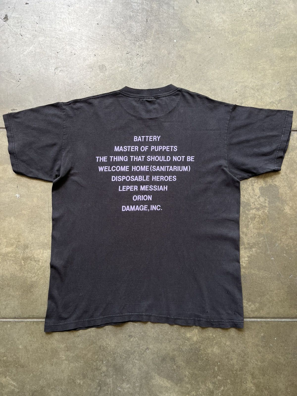 VTG 1994 Metallica Master Of Puppets Band Tee Shirt Tour
