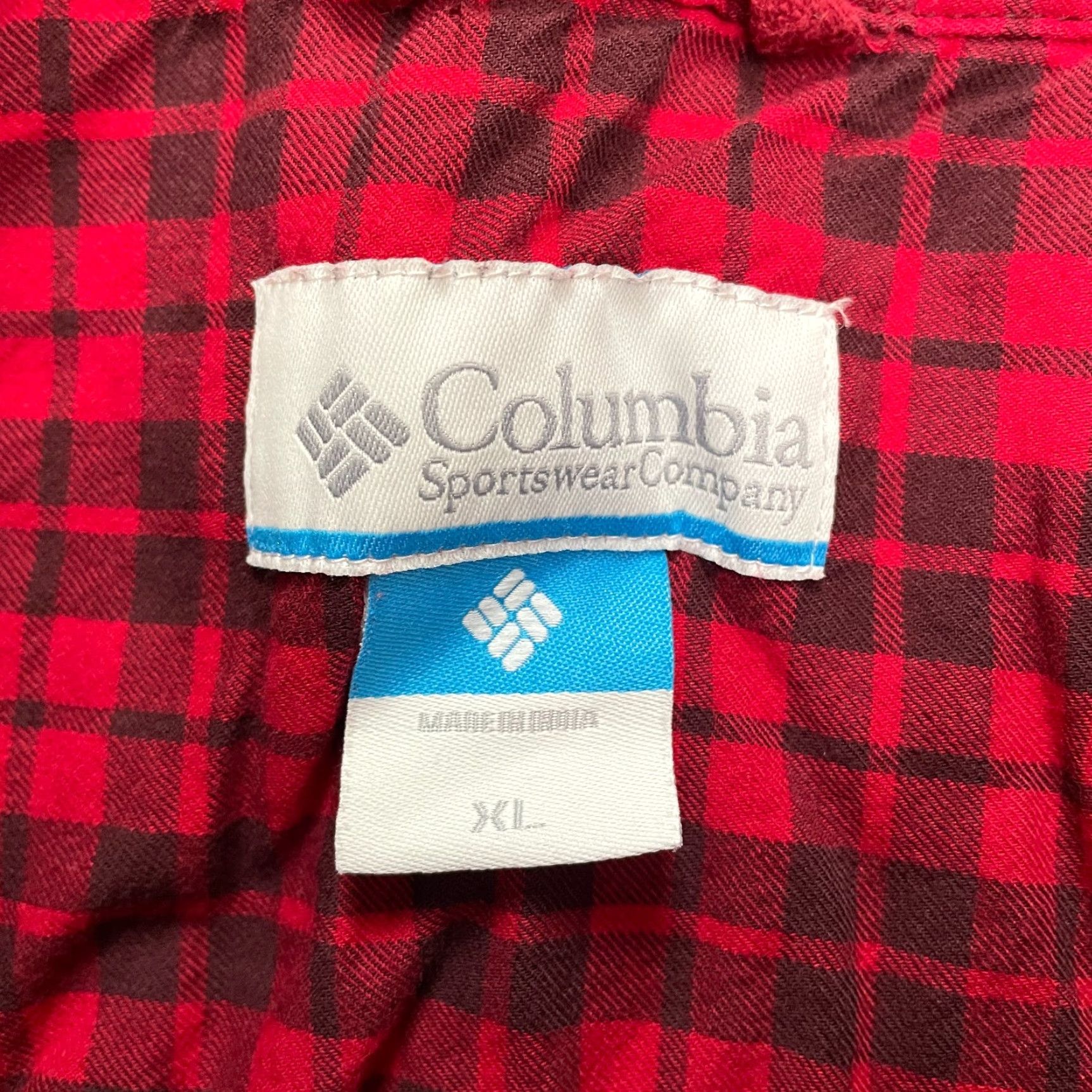Vintage Columbia Out And Back Flannel Shirt Men’s XL Red Plaid Long Sleeve Casual Button-Up Outdoor Fishing Size US XL / EU 56 / 4 - 5 Thumbnail