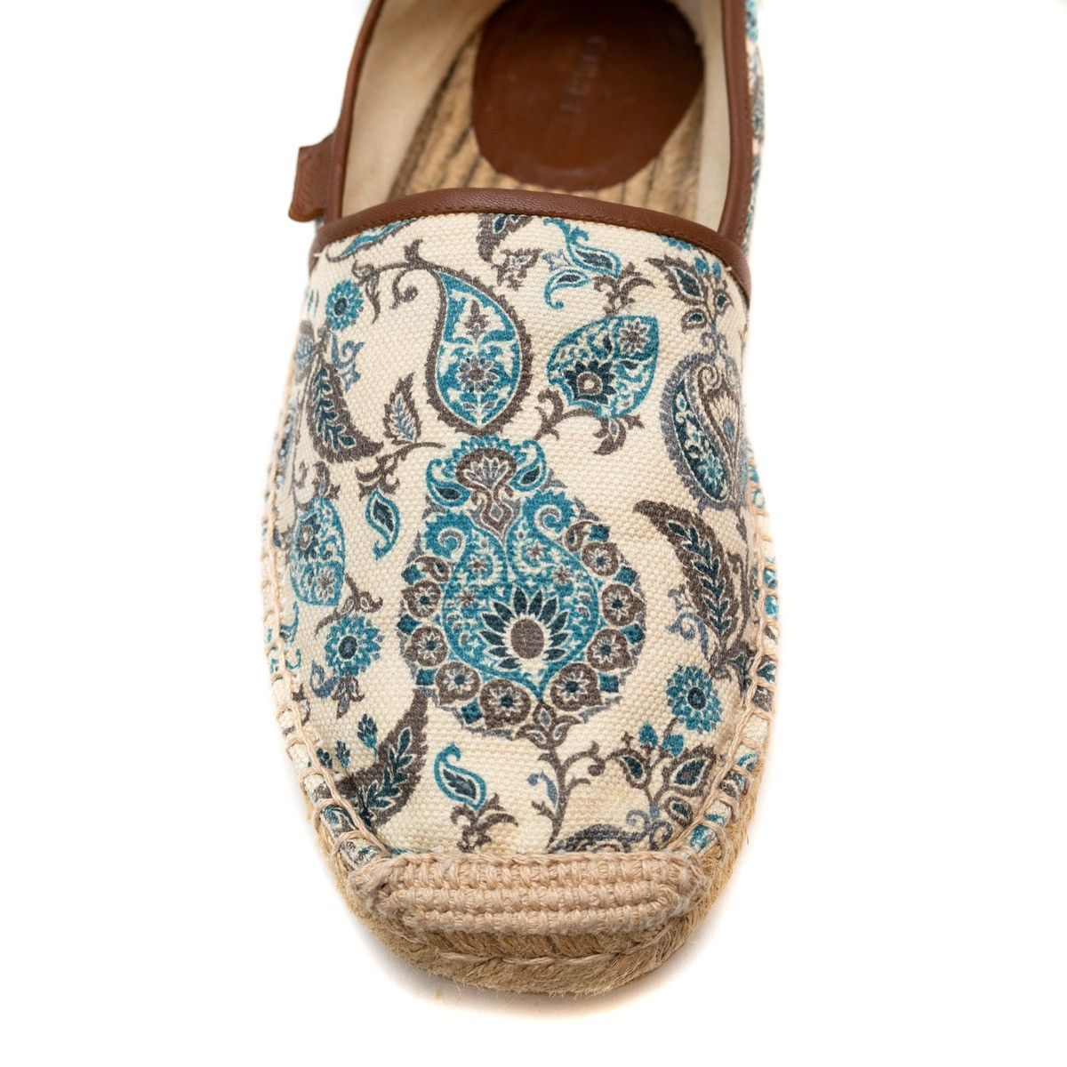 Gucci GUCCI Men’s Cloth espadrilles Creme and multicolor paisley Size US 9 / EU 42 - 8 Thumbnail