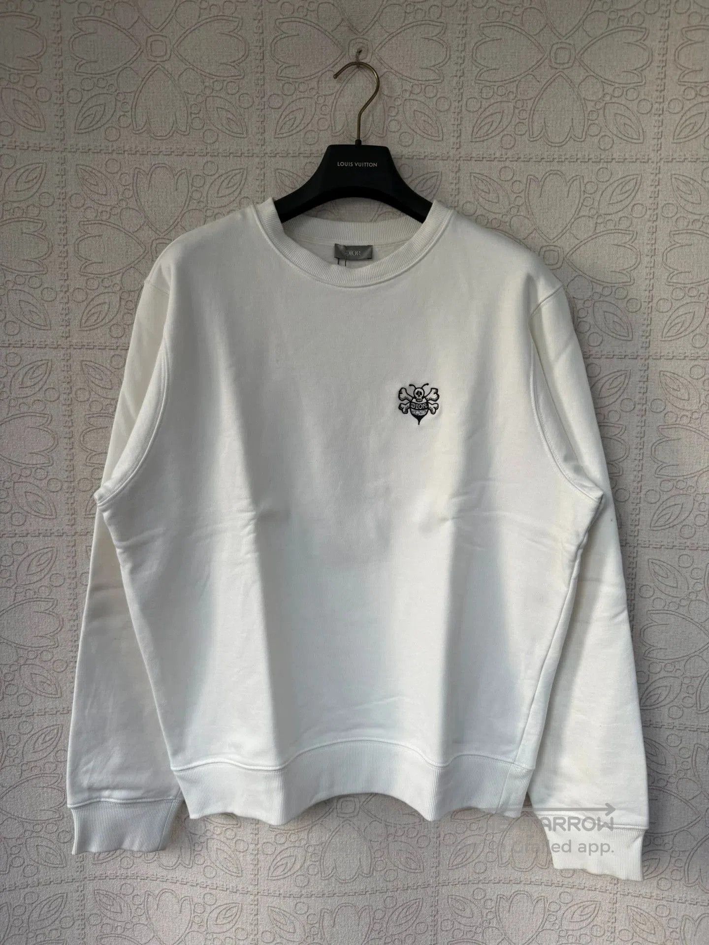 Dior dior x stussy embroidered skull bee sweatshirt. Size US L / EU 52-54 / 3 - 1 Thumbnail