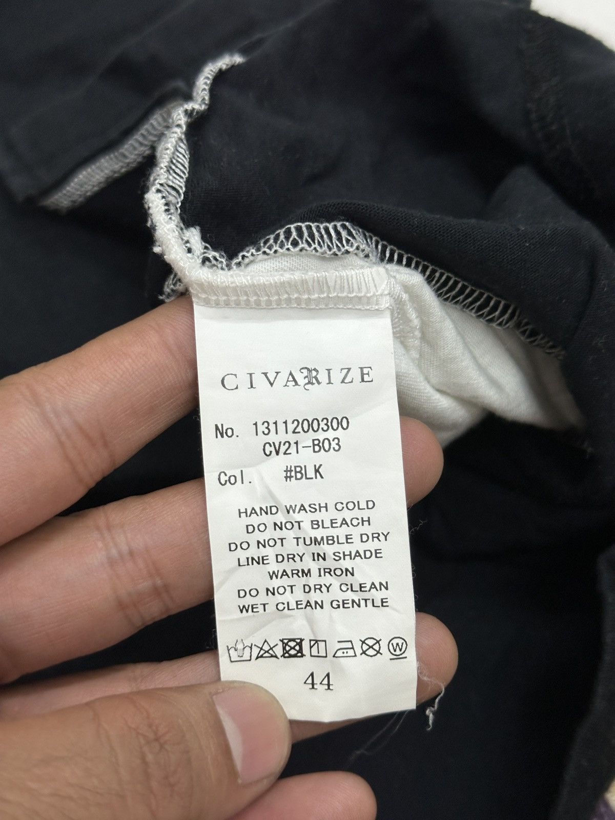 CIVARIZE Civarize Japan Punk Reconstruct Black/White L/S Size US M / EU 48-50 / 2 - 10 Thumbnail