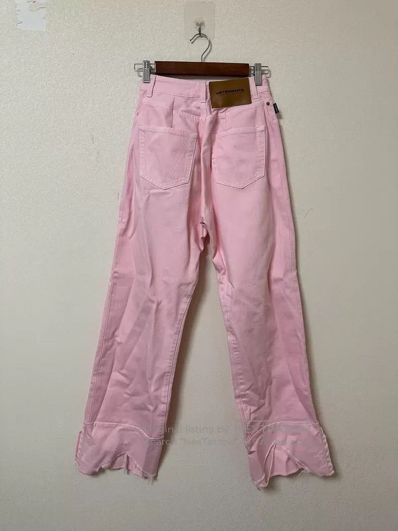 Vetements VETEMENTS size S Wide Leg Jeans Pink Pants Size US 27 - 2 Thumbnail
