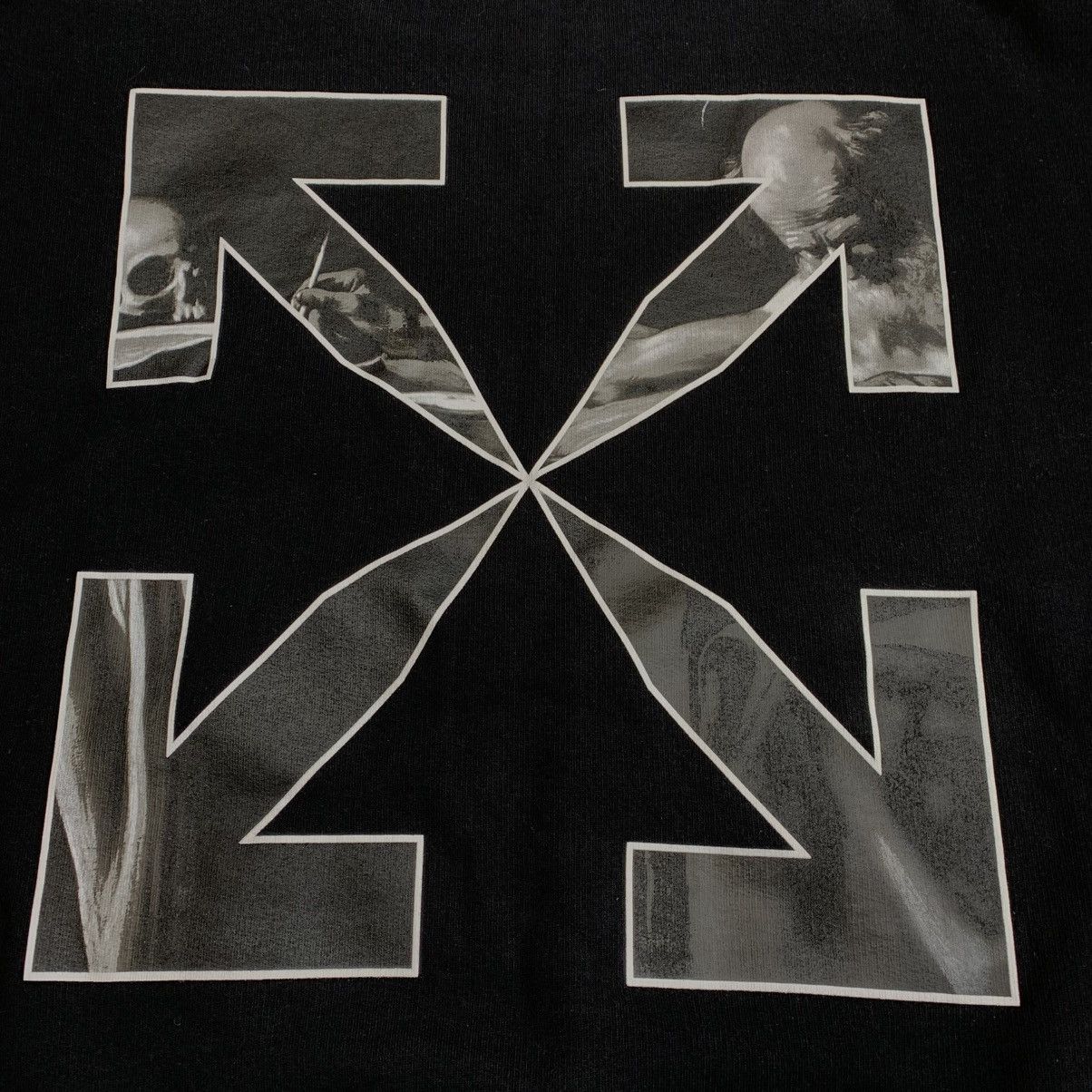 Off-White Off White XL Caravaggio Arrows Black Sweater Sweatshirt Size US XL / EU 56 / 4 - 3 Thumbnail