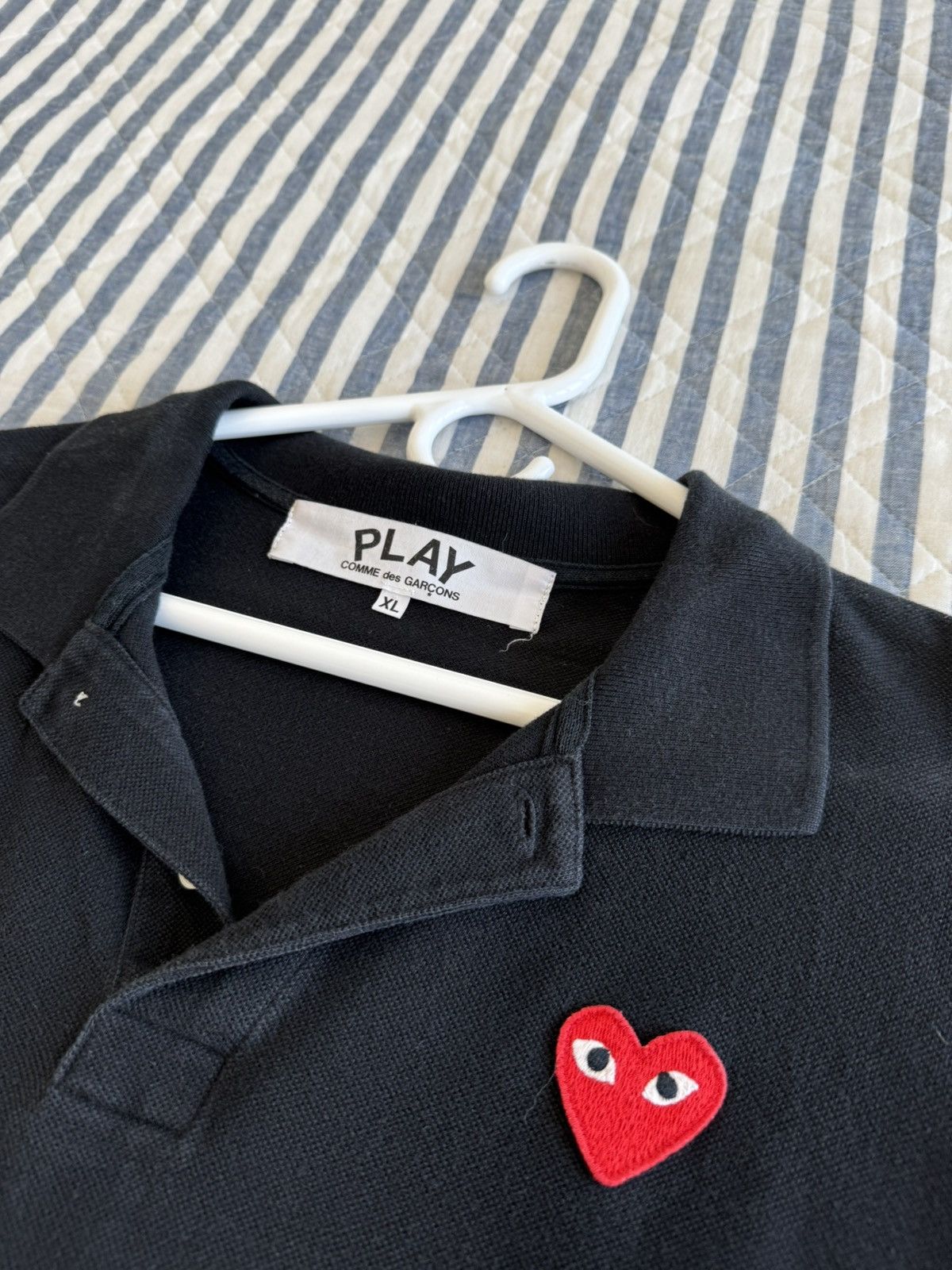 Comme des Garcons Comme des Garcons Polo Black Size US XL / EU 56 / 4 - 2 Thumbnail