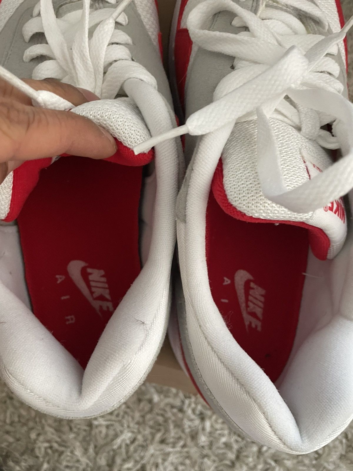 Nike Nike Air Max 1 QS Sport Red Size US 10.5 / EU 43-44 - 7 Thumbnail