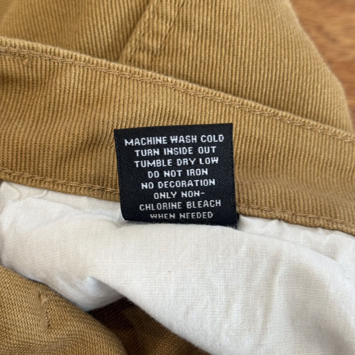 74 Is War 74 is War Khaki Carpenter Denim Pants Size US 34 / EU 50 - 7 Thumbnail