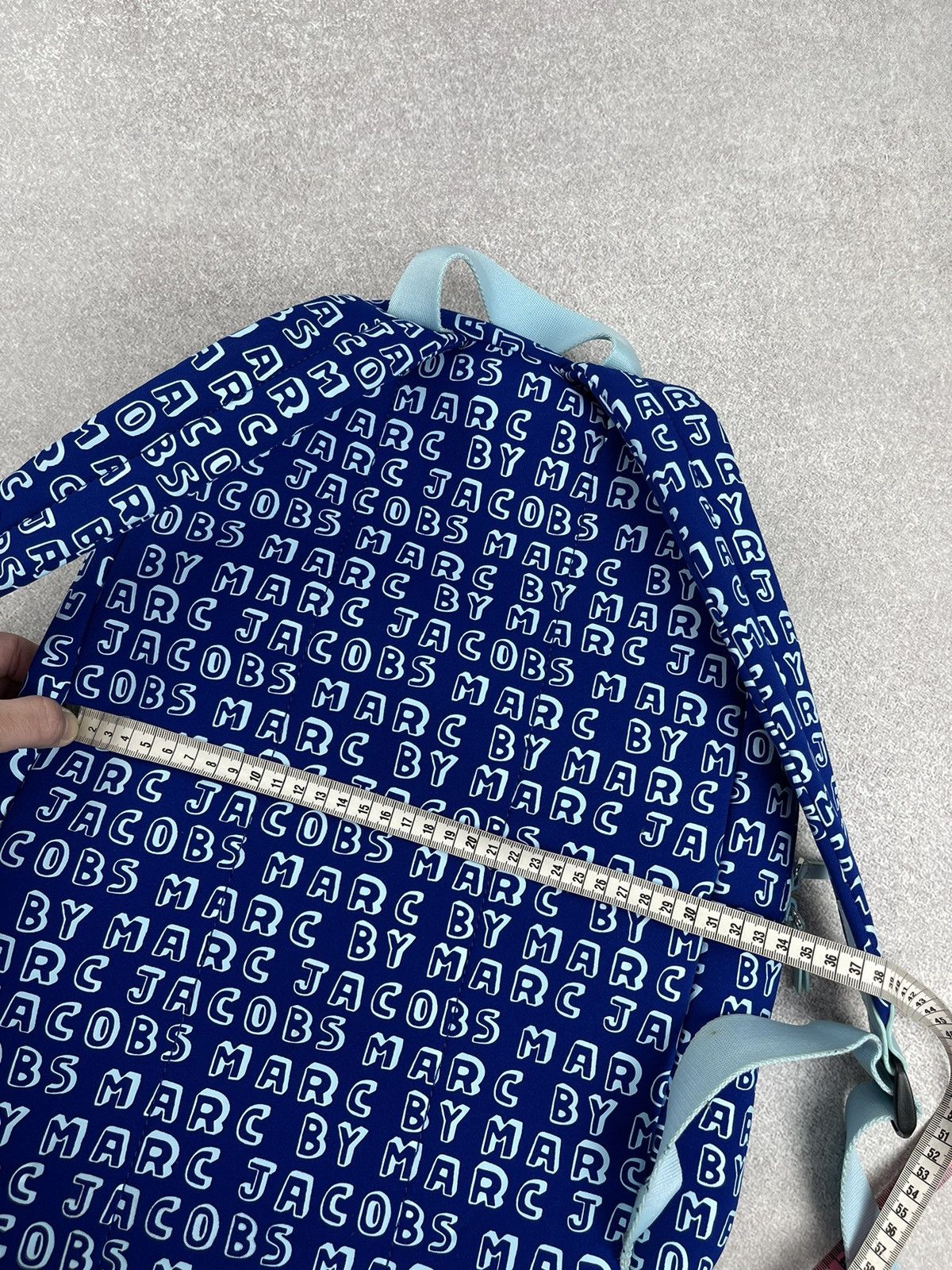 Marc Jacobs Marc Jacobs Backpack Monogram Blue Size ONE SIZE - 18 Thumbnail