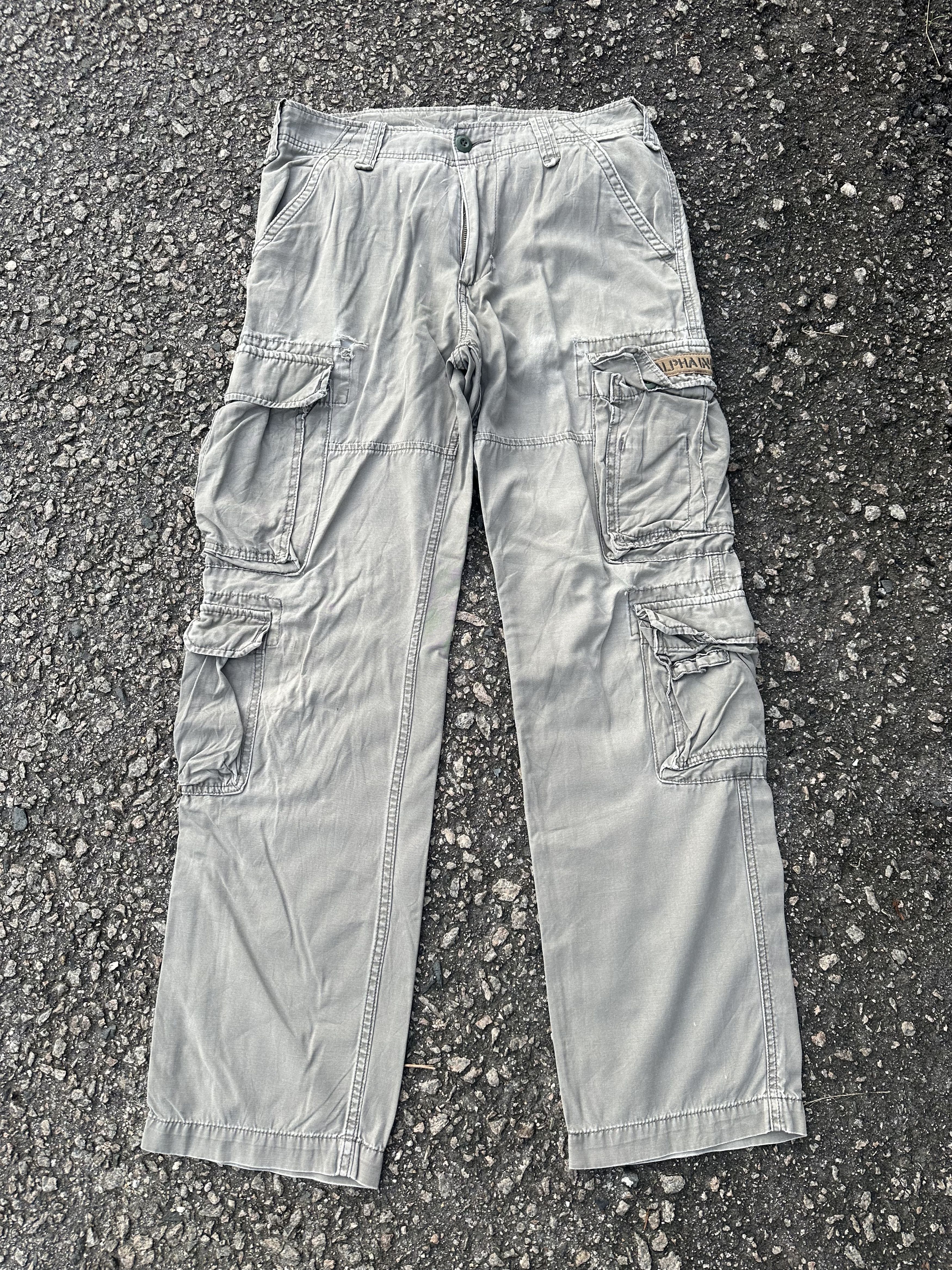 Alpha Industries CARGO PANTS ALPHA INDUSTRIES VINTAGE JAPANESE BRANDED Size US 31 - 2 Thumbnail