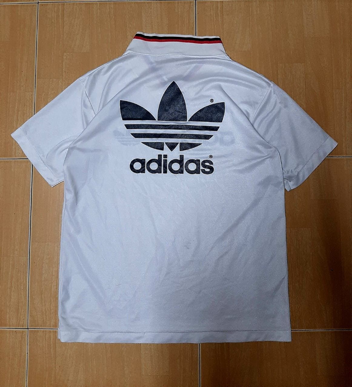 Adidas × Kanye West Vintage 90s Adidas Trefoil Jersey Size US L / EU 52-54 / 3 - 2 Thumbnail
