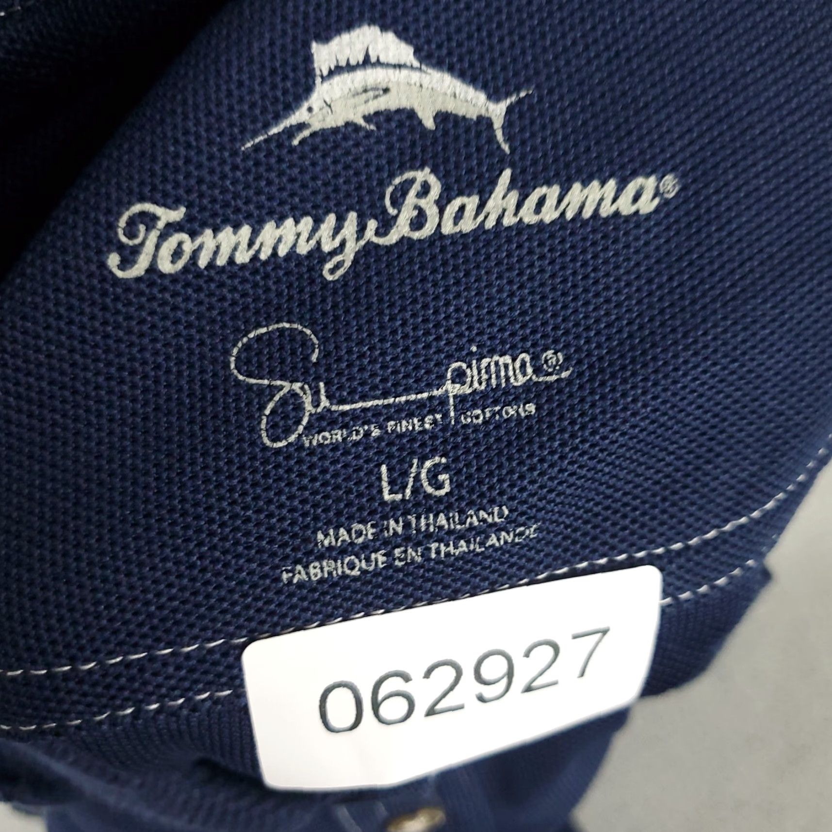 Tommy Bahama VINTAGE Tommy Bahama Polo Shirt Mens Large Blue Short Sleeve Casual Golf Sports Mens Size US L / EU 52-54 / 3 - 7 Thumbnail