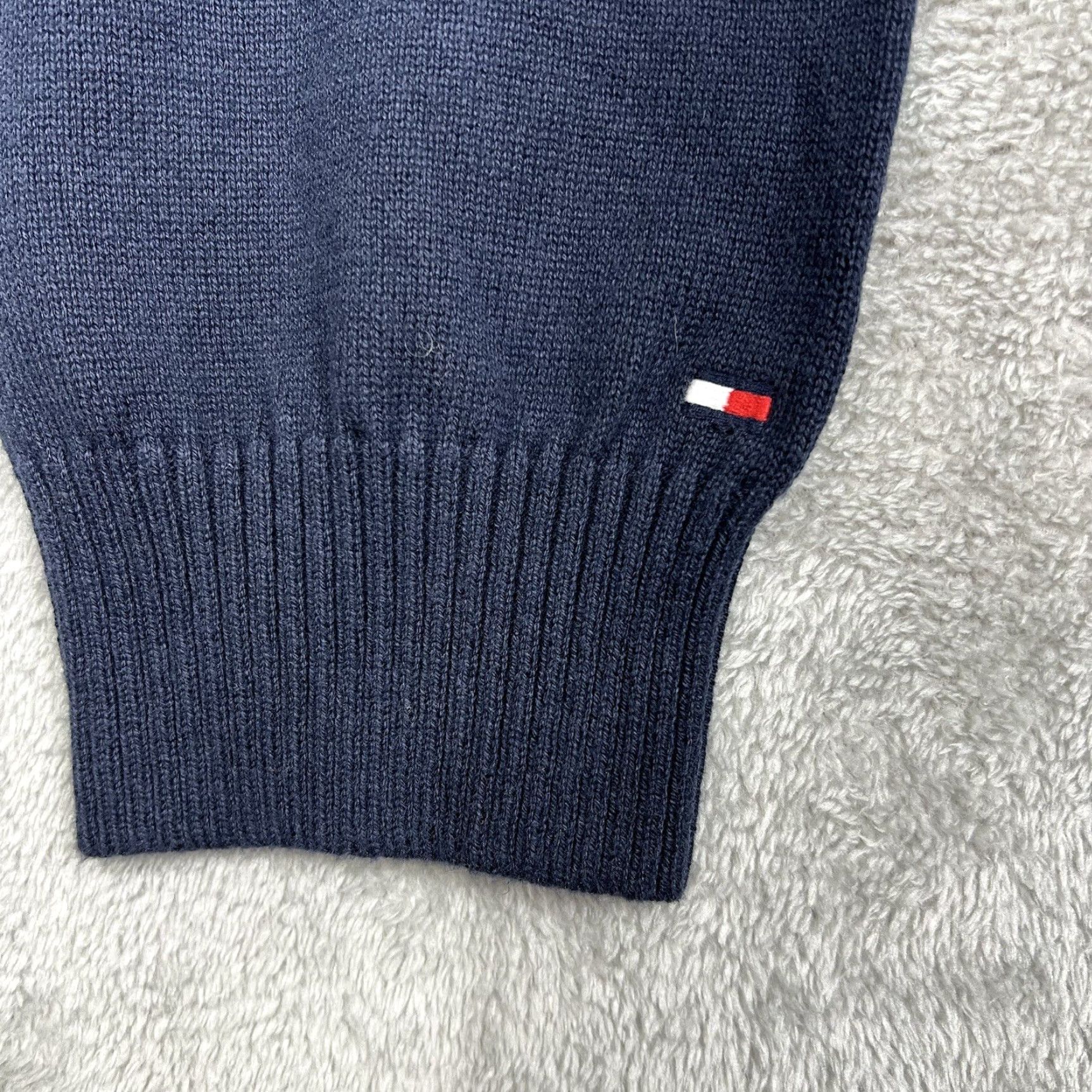 Tommy Hilfiger Tommy Hilfiger Navy Crewneck Sweatshirt Men's XXL Knit Logo Fair Isle Xmas Pullover Long Sleeve Blue Size US XXL / EU 58 / 5 - 6 Thumbnail