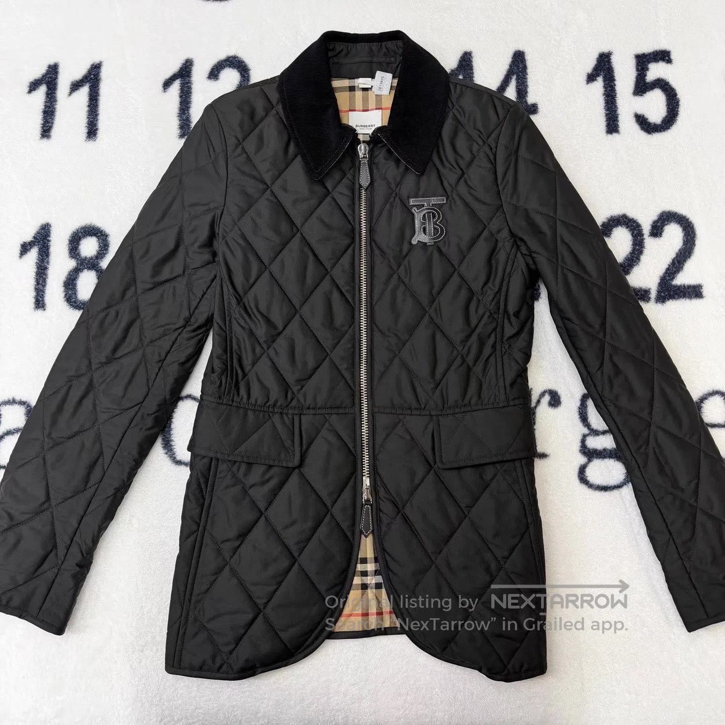 Burberry Black Quilted Light Jacket . Size US XS / EU 42 / 0 - 1 Thumbnail