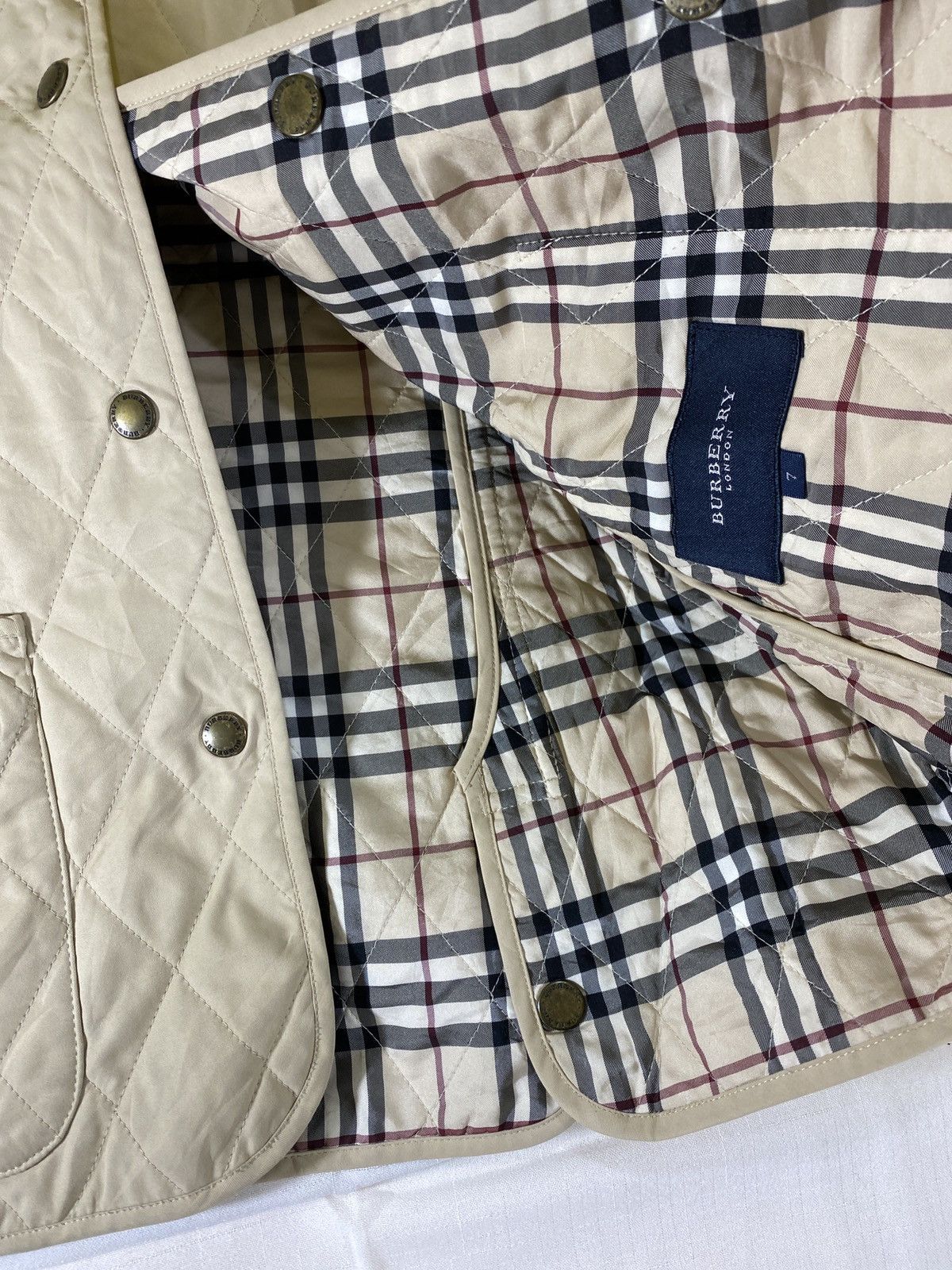 Burberry quilted nova check jacket Size S / US 4 / IT 40 - 3 Thumbnail