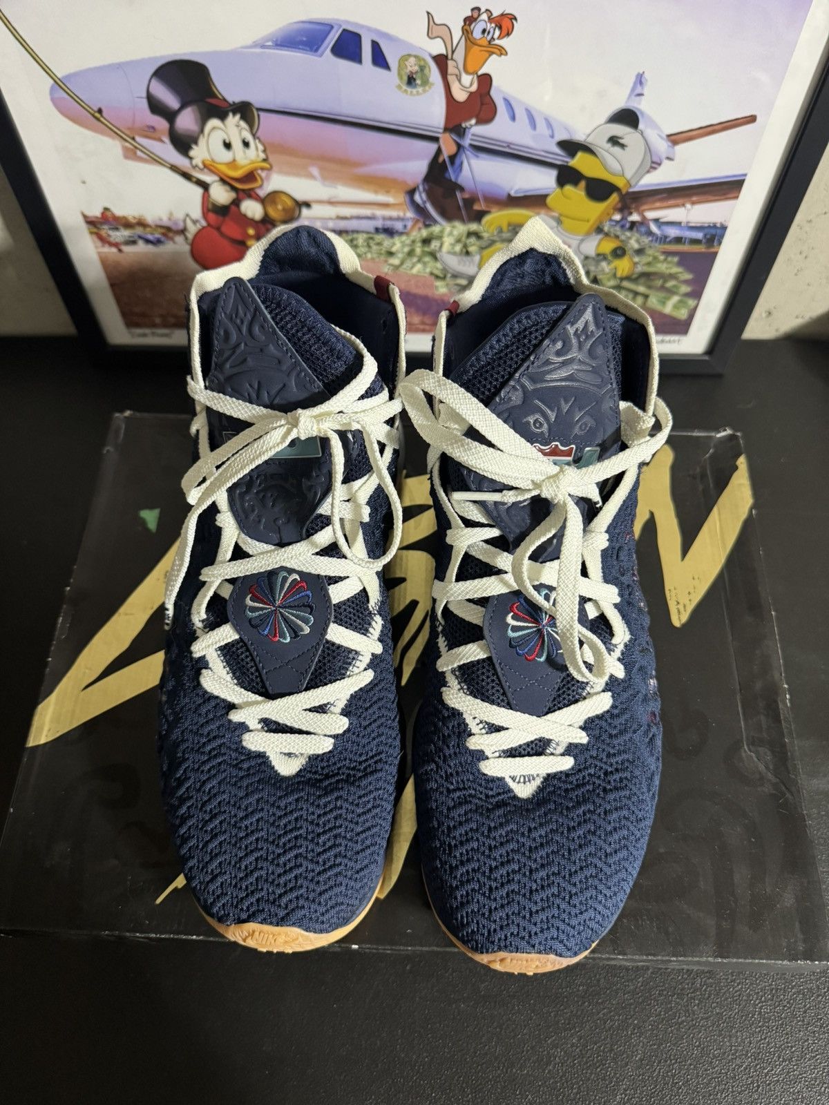Nike Nike LeBron 17 - College Navy Size US 12 / EU 45 - 4 Thumbnail