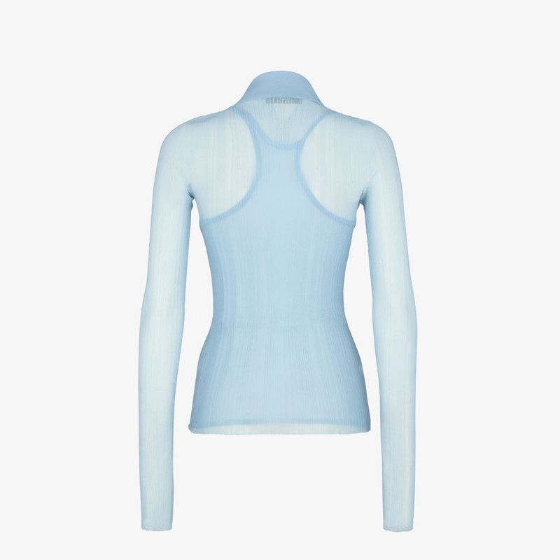 Fendi o1s1wg110426 Pullover in Light Blue Size M / US 6-8 / IT 42-44 - 2 Thumbnail