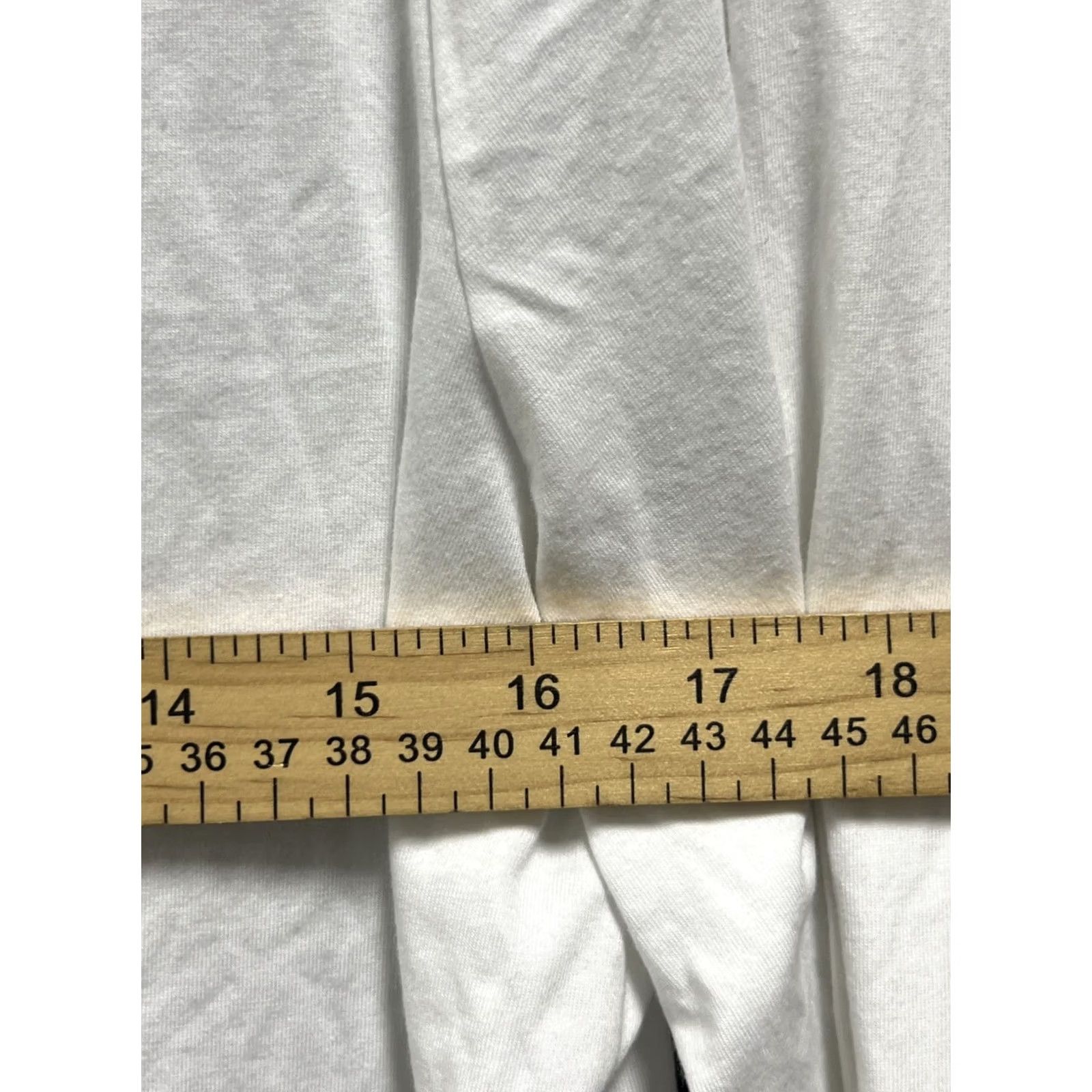 Lands' End Lands' End Womens White V Neck Long Sleeve Tee Shirt Fitted Size L 14-16 NWT Size XL / US 12-14 / IT 48-50 - 6 Thumbnail