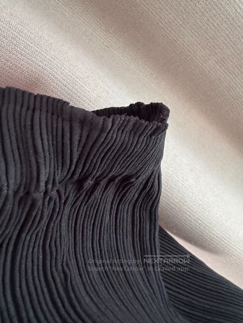 Issey Miyake Issey Miyake size:2 Main Line Black Trousers Size 31" - 5 Thumbnail