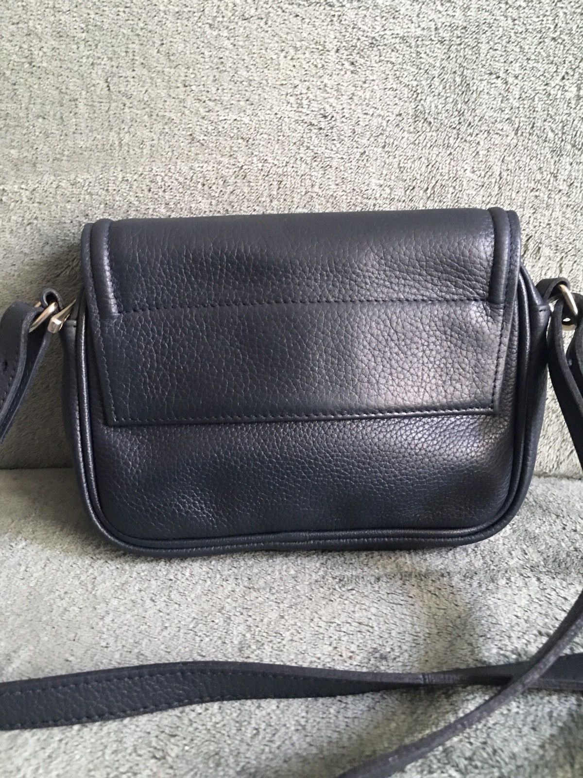 Longchamp Longchamp Paris Leather Navy Blue Shoulder Crossbody Bag Size ONE SIZE - 5 Thumbnail