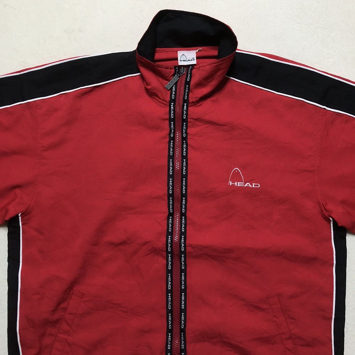 Japanese Brand × Vintage Japanese Brand HEAD Center Tape Windbreaker Size US XL / EU 56 / 4 - 2 Thumbnail