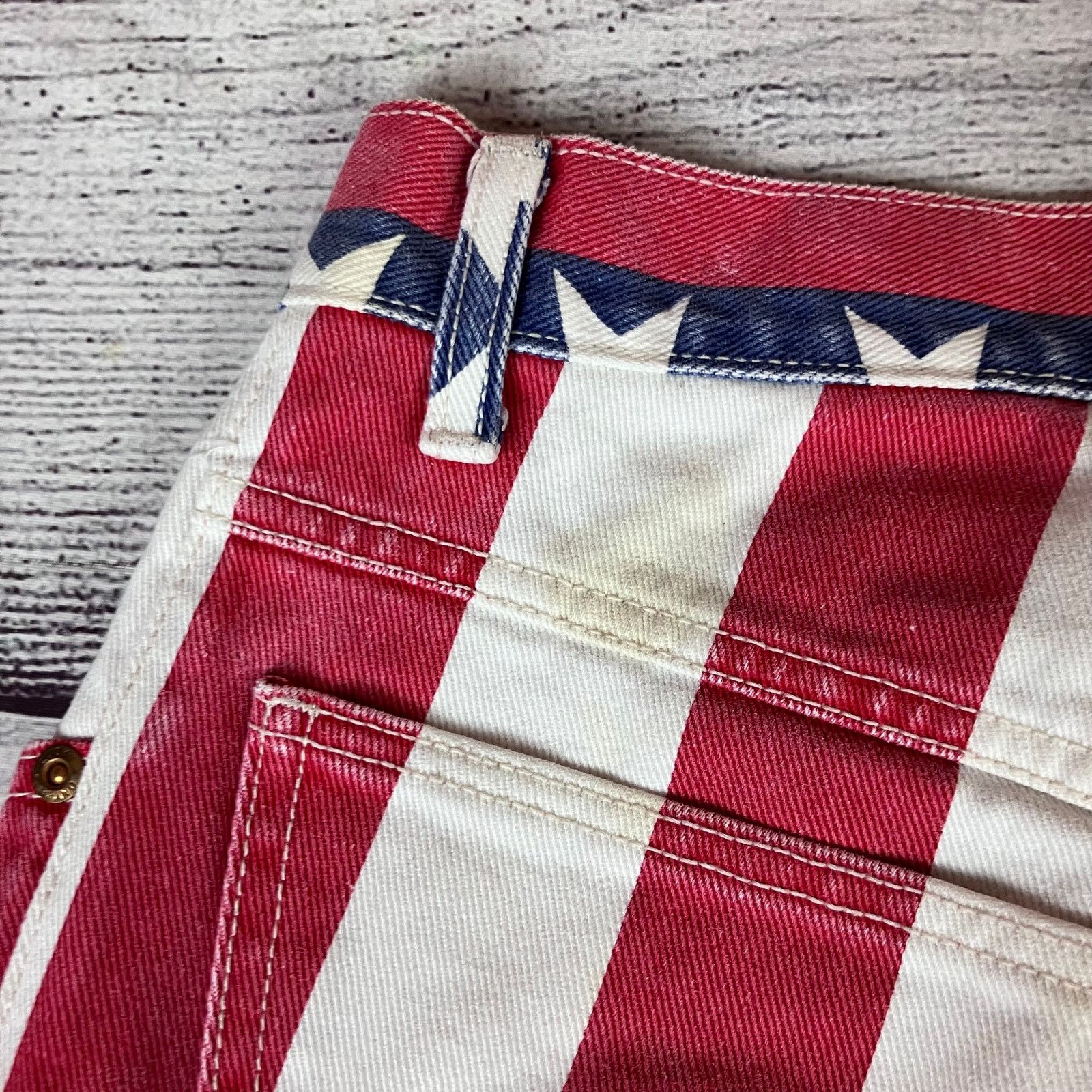 Lucky Brand × Vintage Vintage 1990s Lucky Brand American Flag Made in USA Jeans Size US 30 / EU 46 - 6 Thumbnail