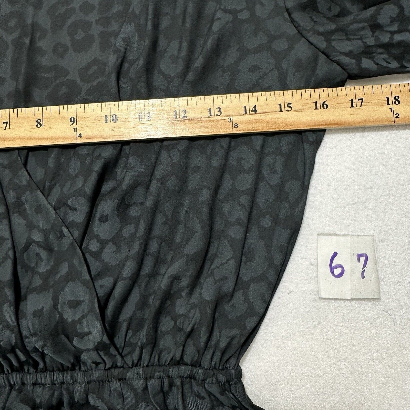 Show Me Your MuMu Show Me Your Mumu XS Black Leopard Richie Flare Sleeve Top Size XS / US 0-2 / IT 36-38 - 9 Thumbnail