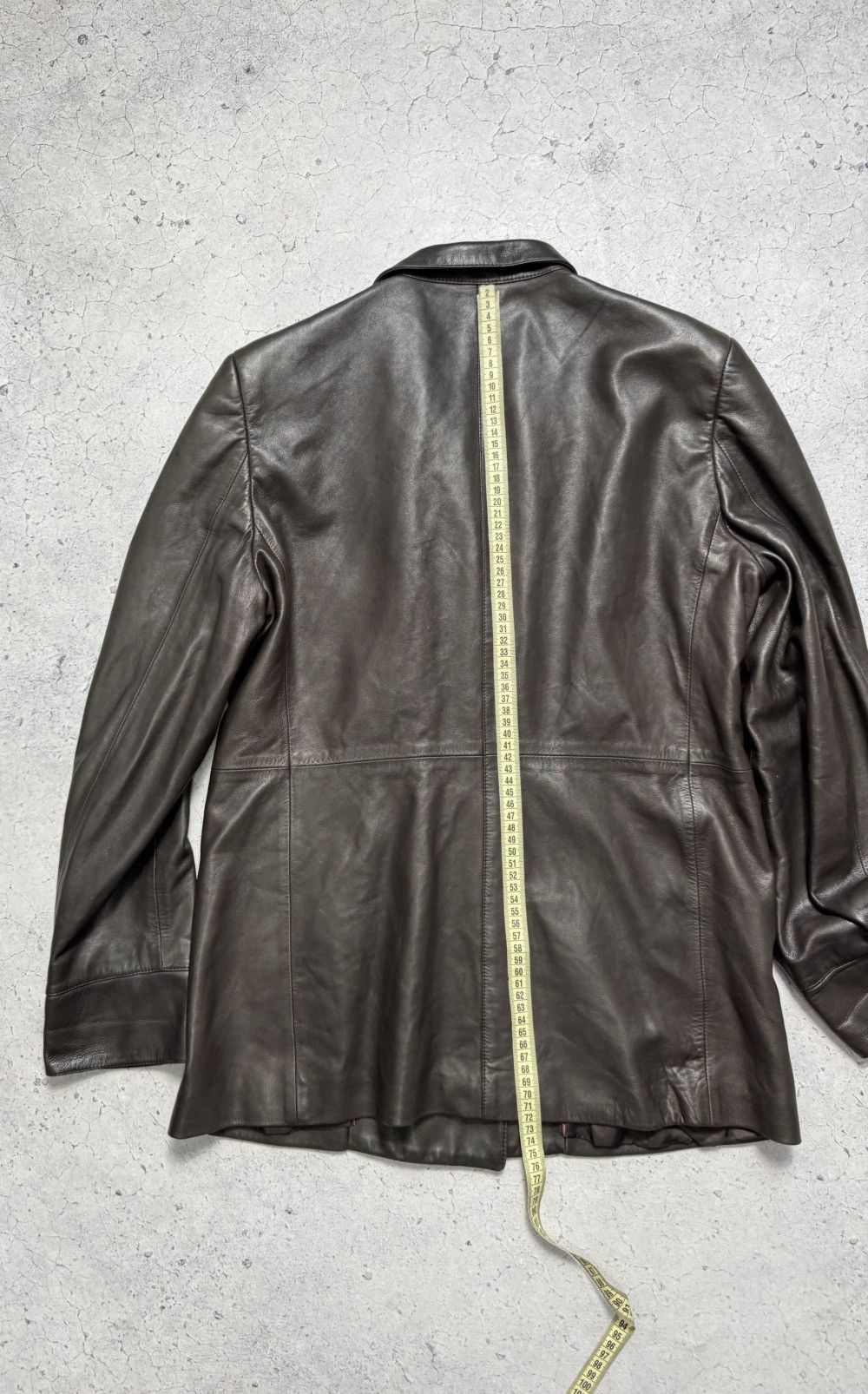 Loro Piana Loro Piana Leather Coat Jacket Luxury Very Vintage Women’s Size L / US 10 / IT 46 - 12 Thumbnail