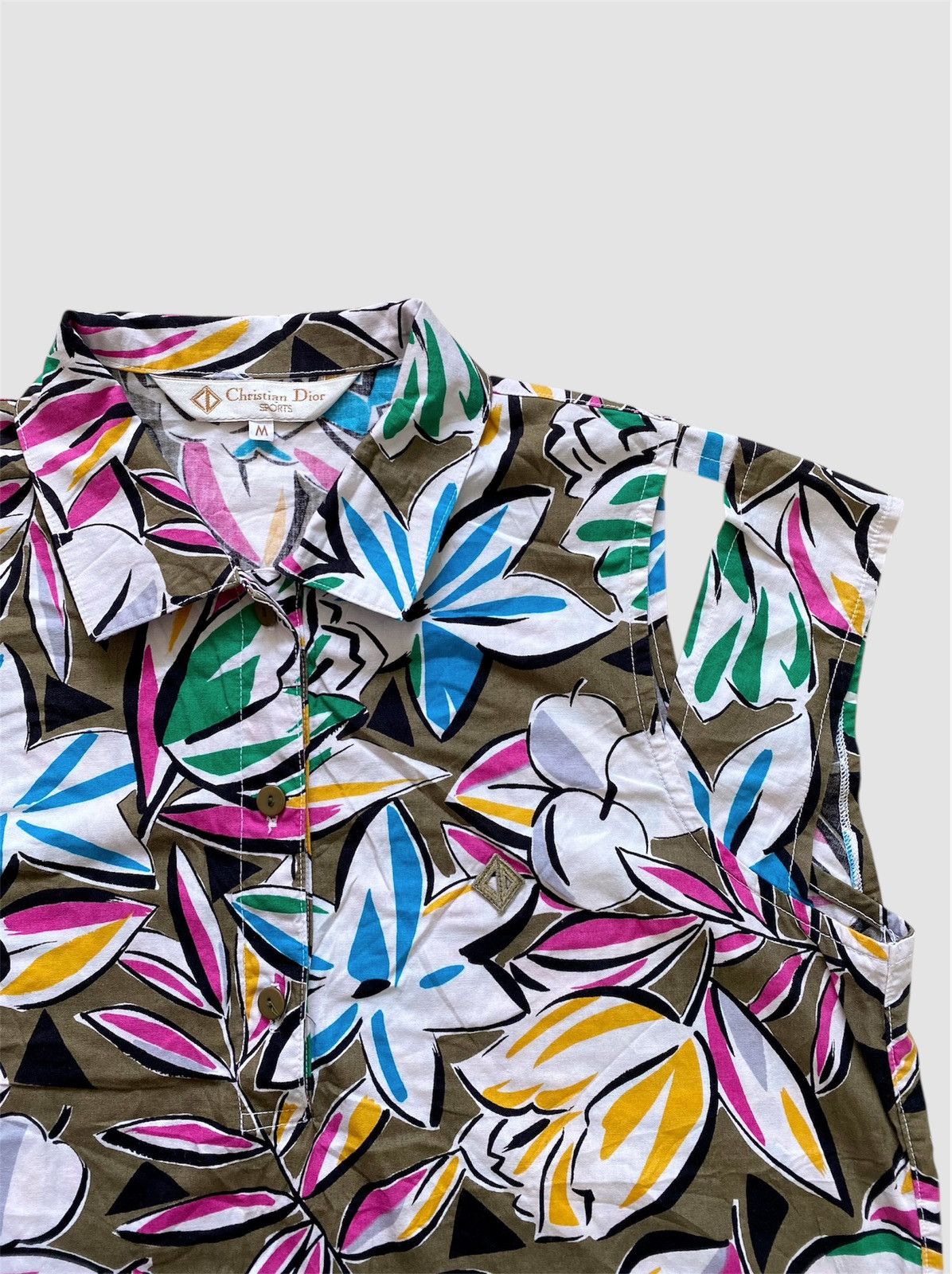Christian Dior Monsieur Vintage 80s Christian Dior Sports Hand Painted tops Size M / US 6-8 / IT 42-44 - 3 Thumbnail