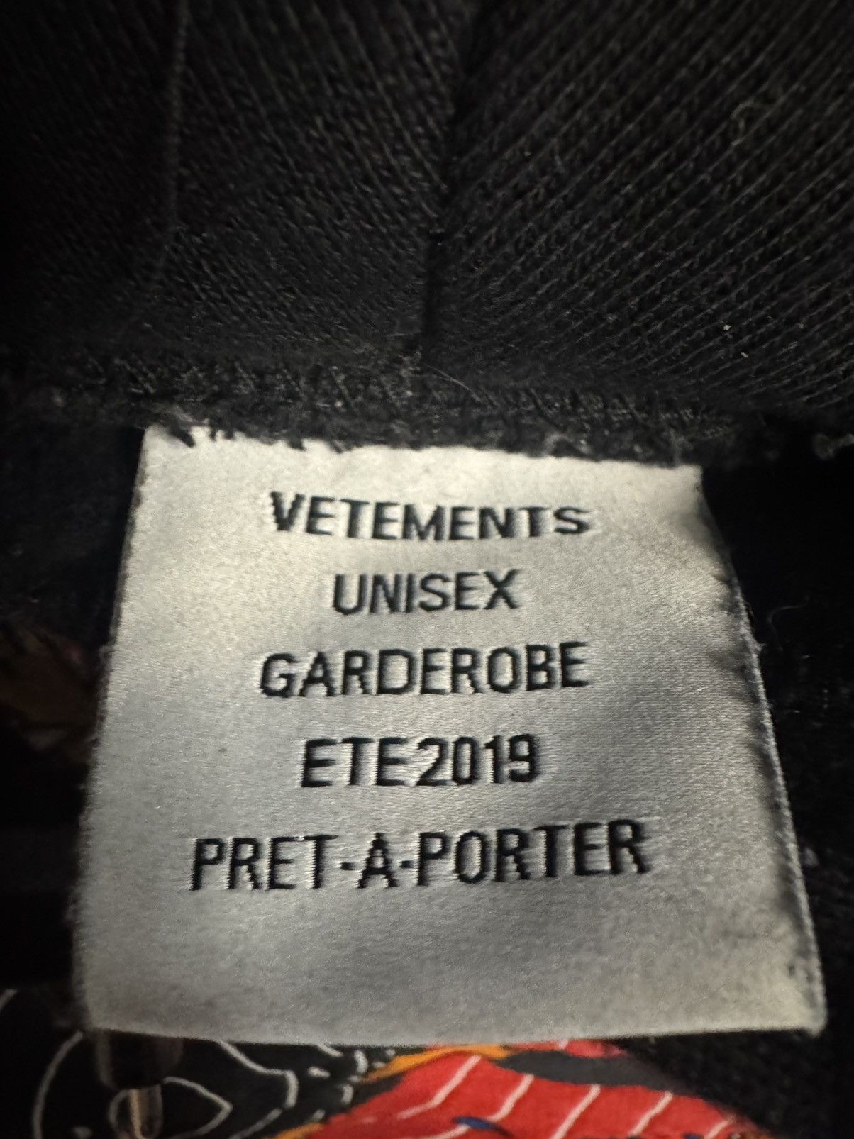 Vetements Runway Vetements Augmented Reality hoodie 2019 Size US XL / EU 56 / 4 - 5 Thumbnail