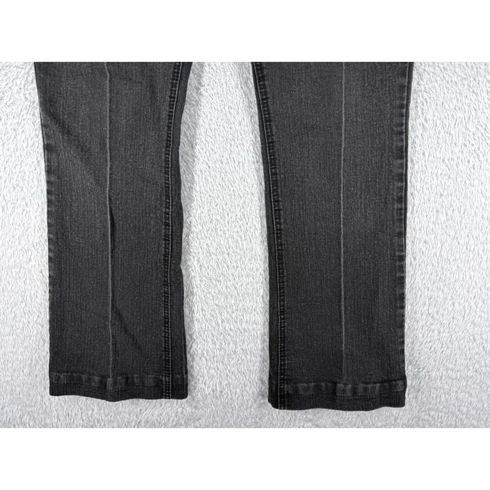 Nine West Nine West Bootcut Jeans Women 10 Black Denim Regular Fit 31x29 Size 32" / US 10 / IT 46 - 2 Thumbnail