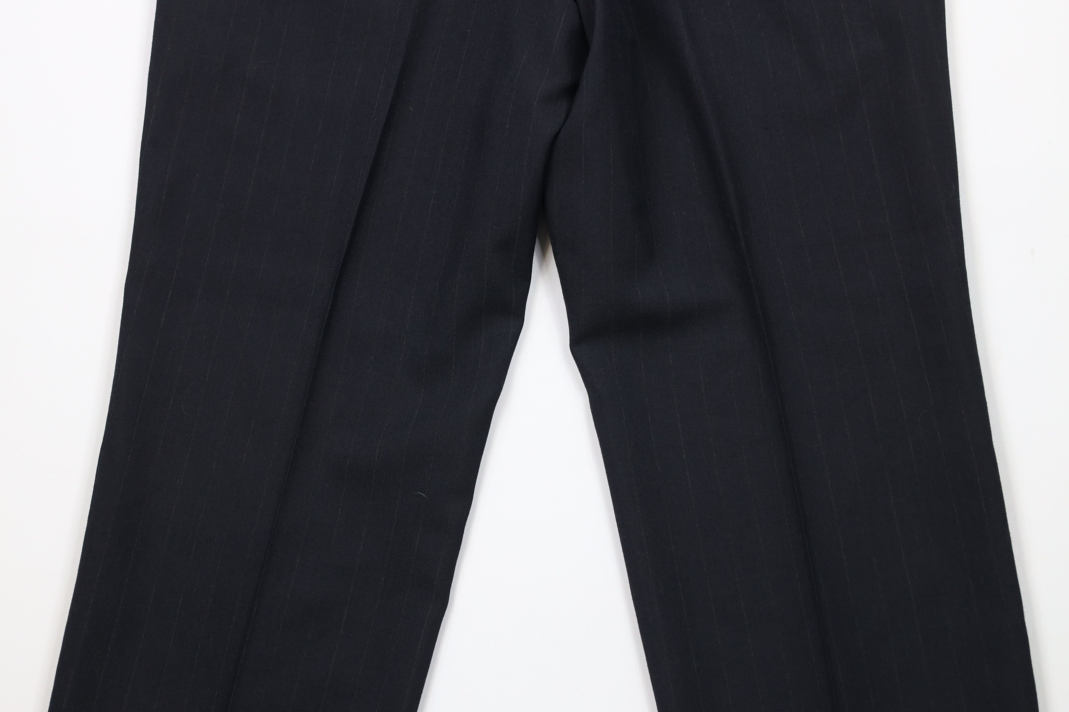 Vintage Vintage 90s Streetwear Pinstriped Wide Leg Chino Pants Size US 34 / EU 50 - 10 Thumbnail